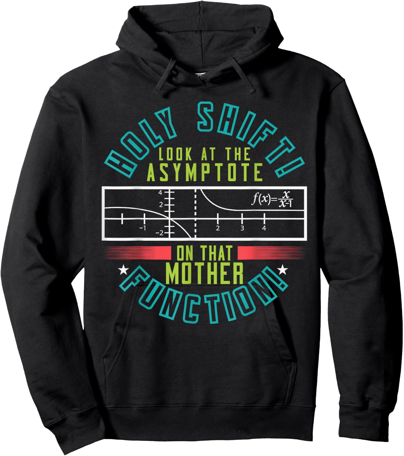 Holy Shift Look Asymptote On Mother Function Hoodie - Hoodie | Black