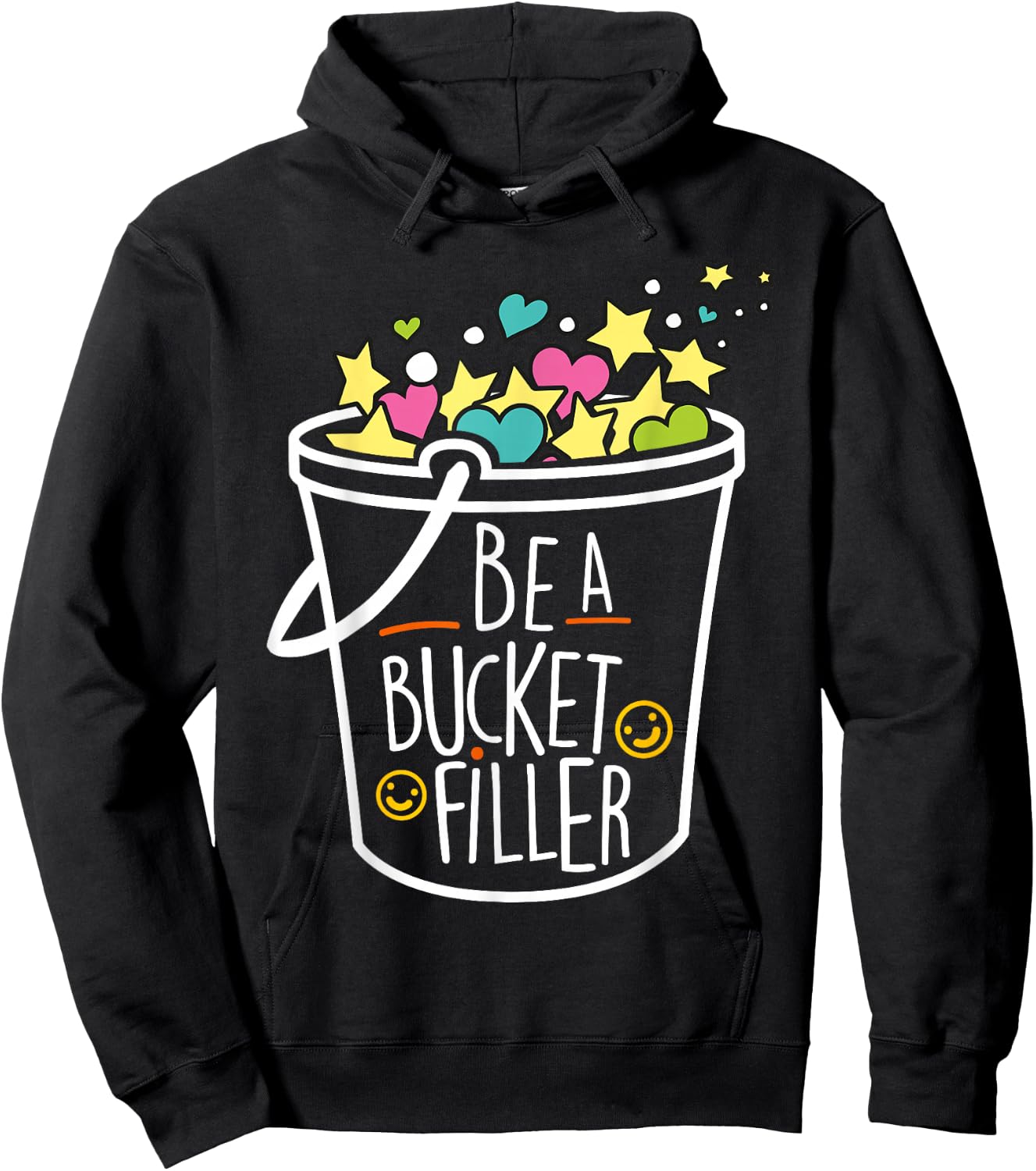 Be A Bucket Filler Shirt Guidance Counselor Gift Hoodie - Hoodie | Black