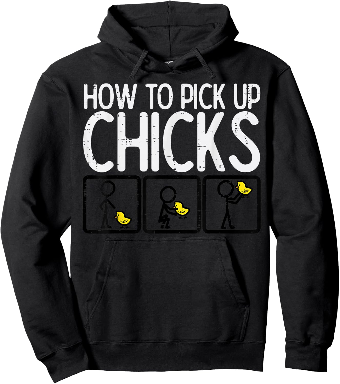 Easter How To Pick Up Chicks Funny Farm Farmer Men Women Kid Hoodie - Hoodie | Black