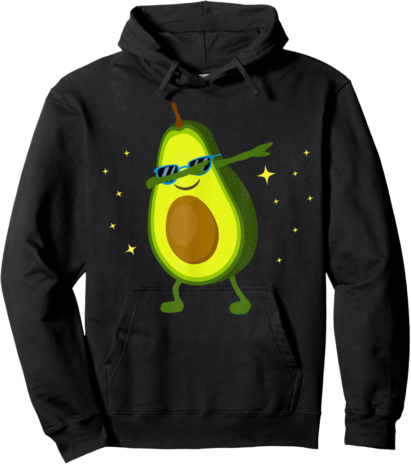Dabbing Avocado Dabbing Fruit Shirts Vegan Avocado Hoodie - Hoodie | Black