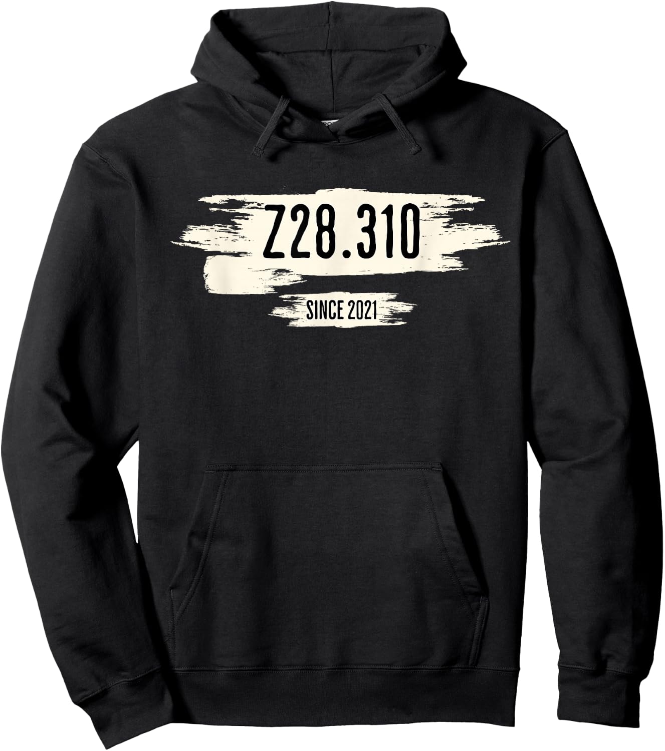 Z28.310 Code auf Pinselstrich Hoodie - Hoodie | Black