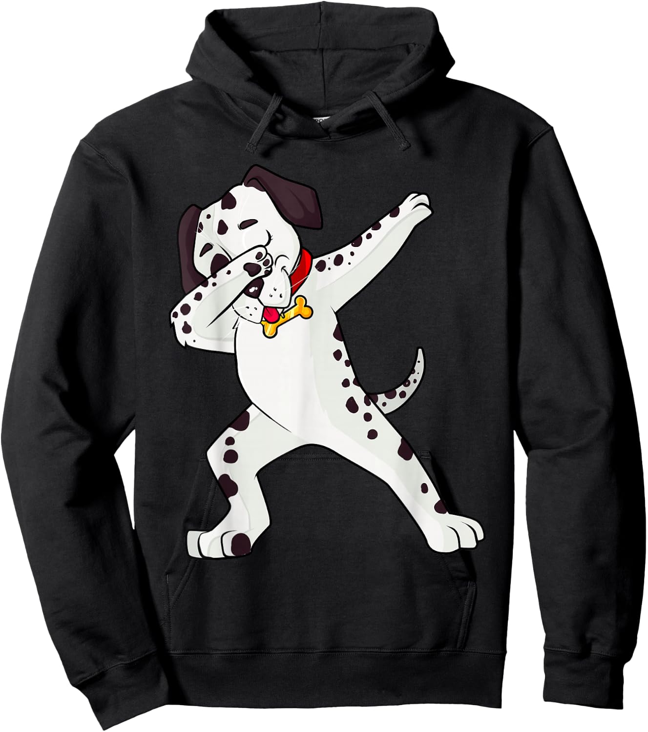 Cool Dabbing Animals Gift Shop Dabbing Dalmatian Dog Puppy -Adults Black Short Sleeve Small Hoodie - Hoodie | Black