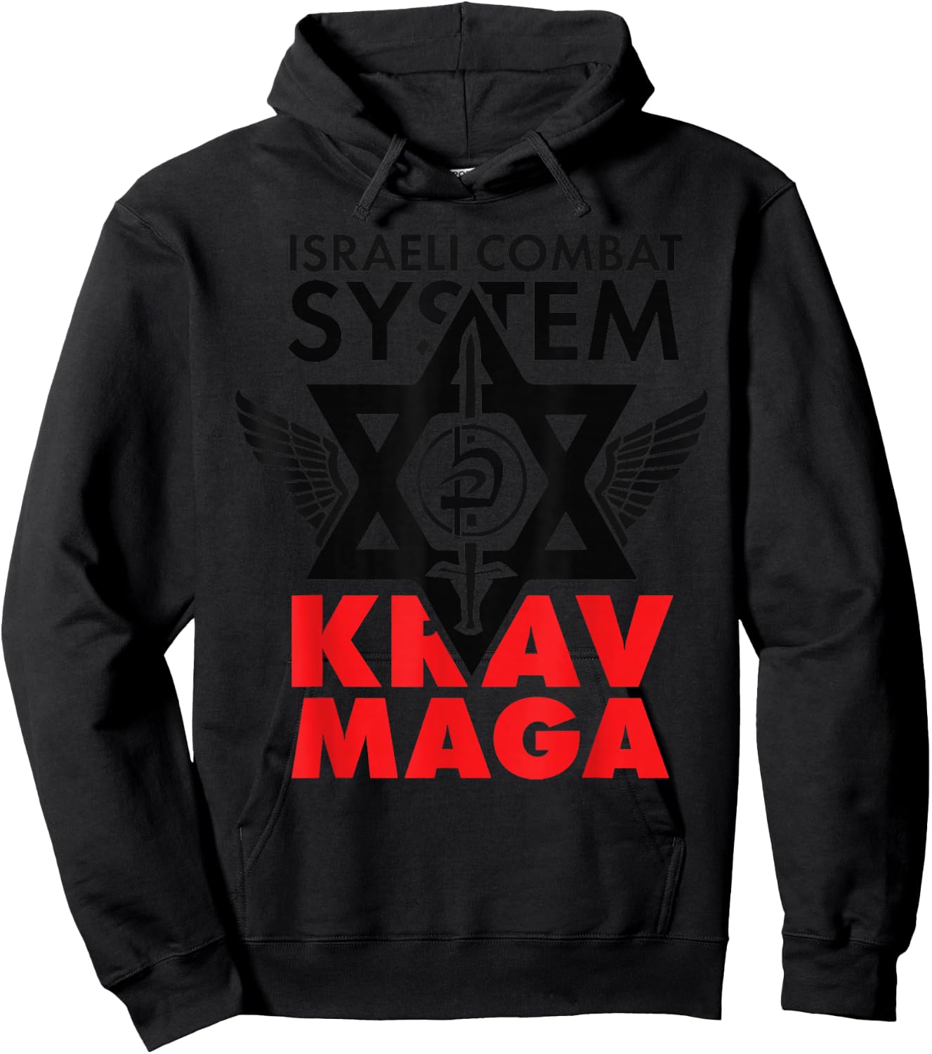 Israeli Combat System Krav Maga Hoodie - Hoodie | Black