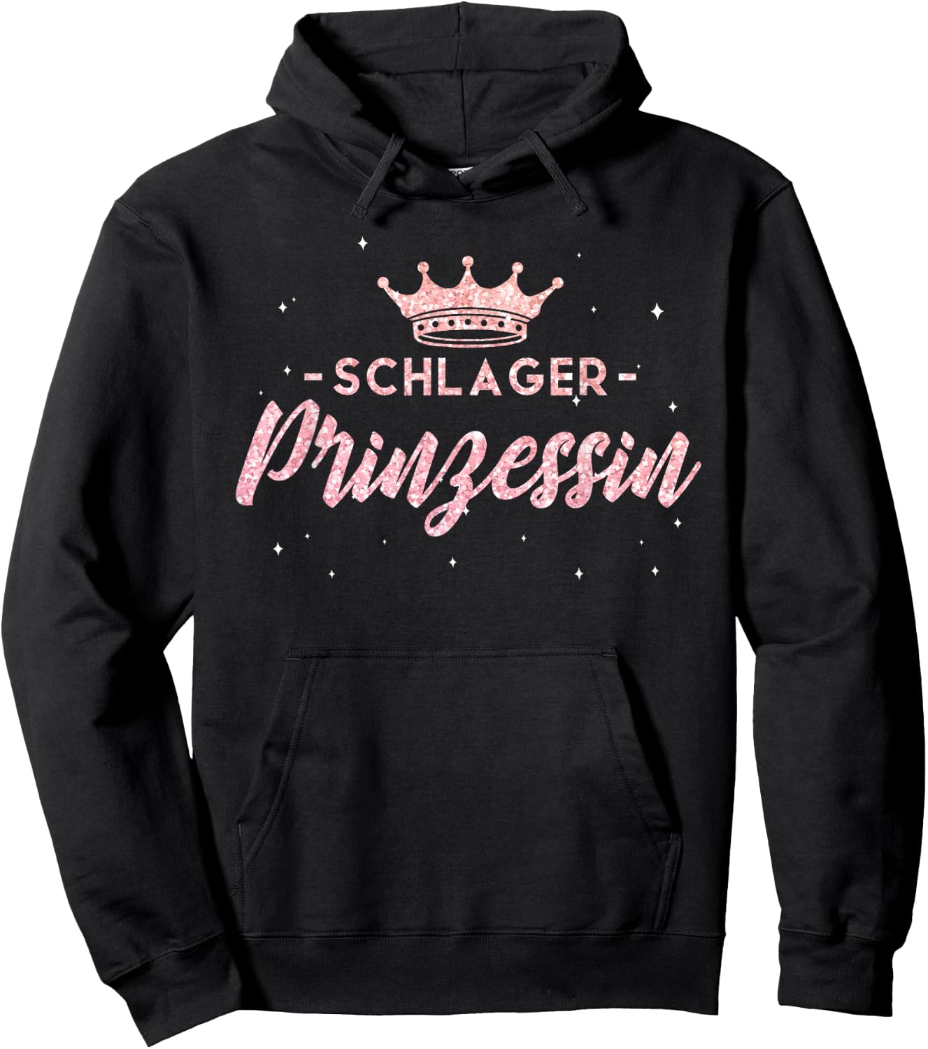 Women's Schlager Party Princess , black, s Hoodie - Hoodie | Black