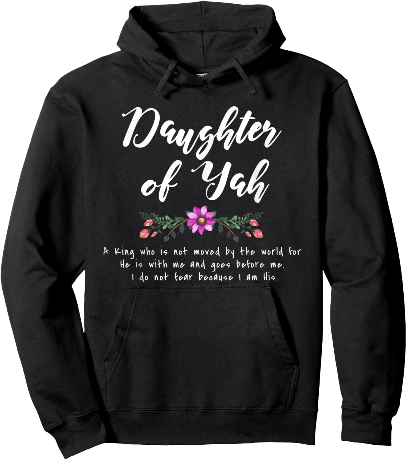 Daughter of Yah Hebrew Roots Hoodie - Hoodie | Black
