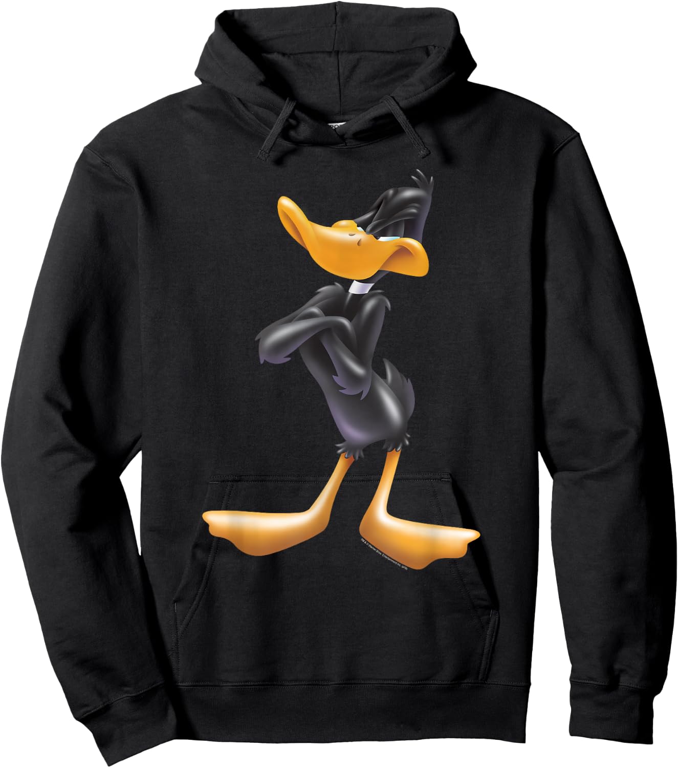 Looney Tunes Daffy Duck Airbrushed Hoodie - Hoodie | Black