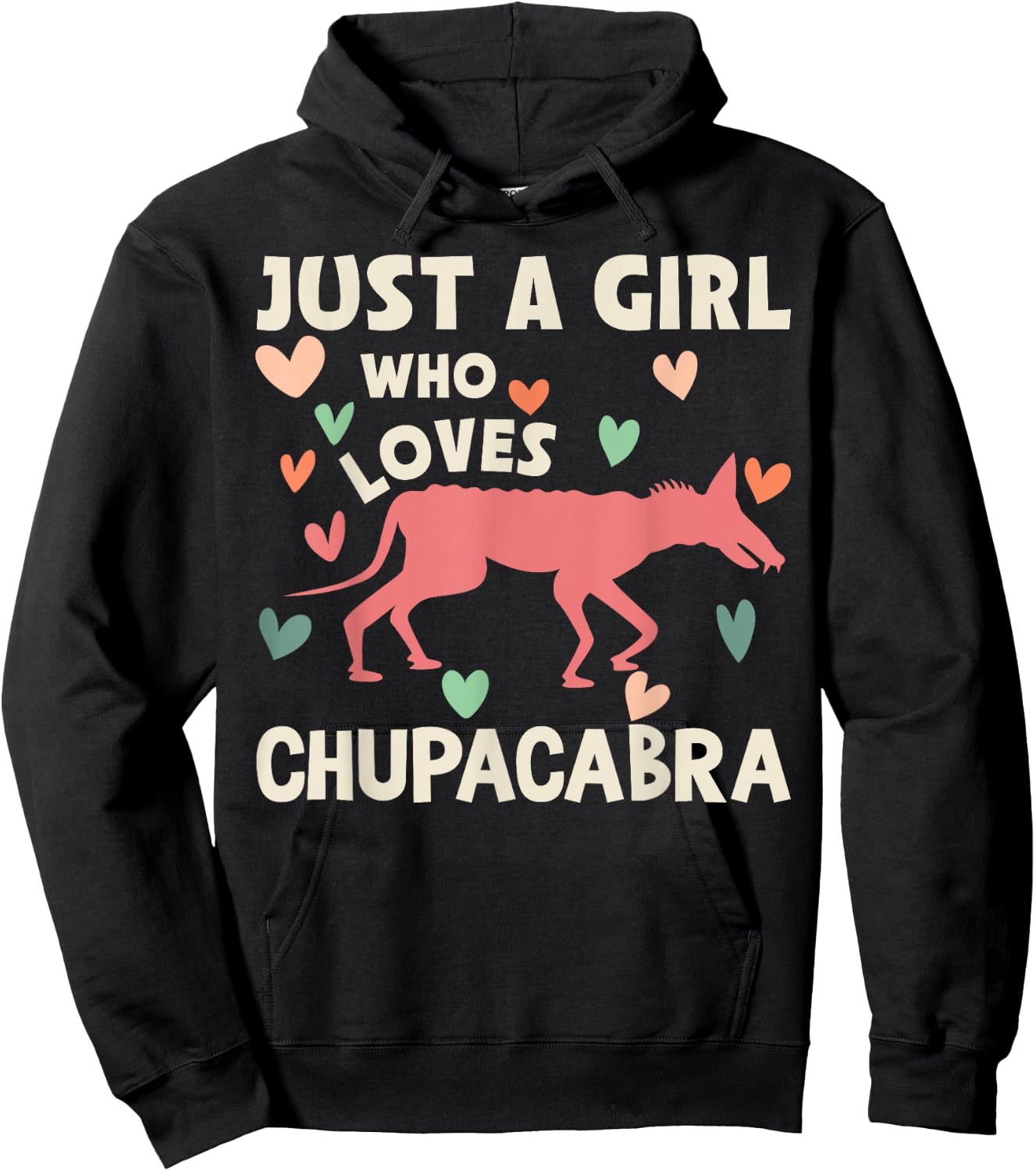 Chupacabras I Chupacabra Picture Hoodie - Hoodie | Black