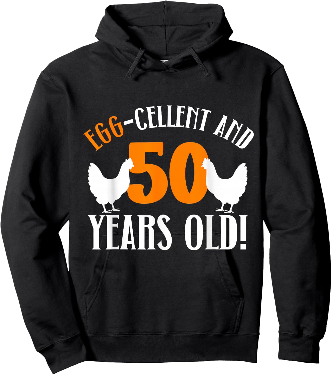 50th Birthday 50 Years Old Chicken Farmer Chicken Lover Hoodie - Hoodie | Black