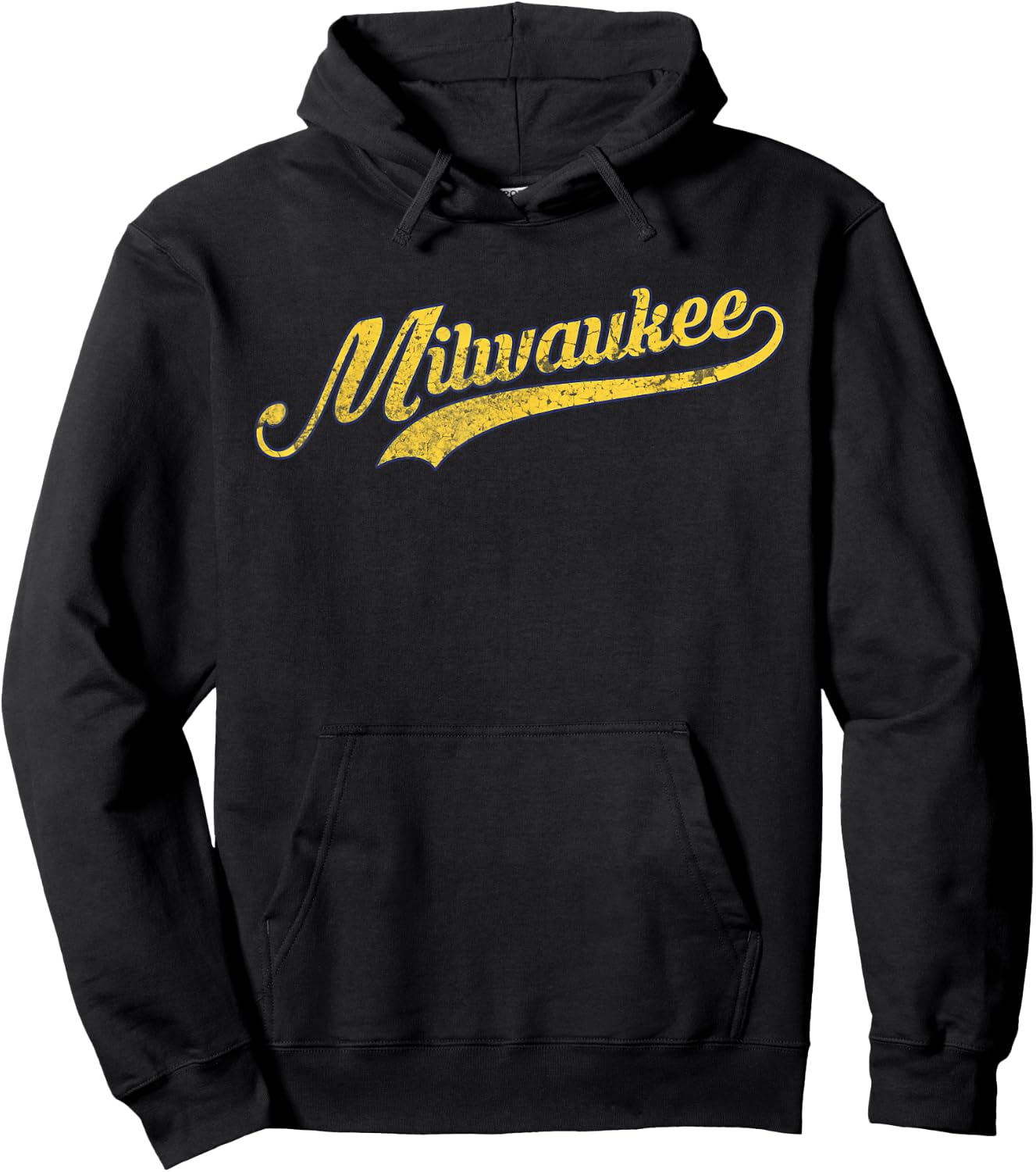 Milwaukee Baseball classic vintage Hoodie - Hoodie | Black