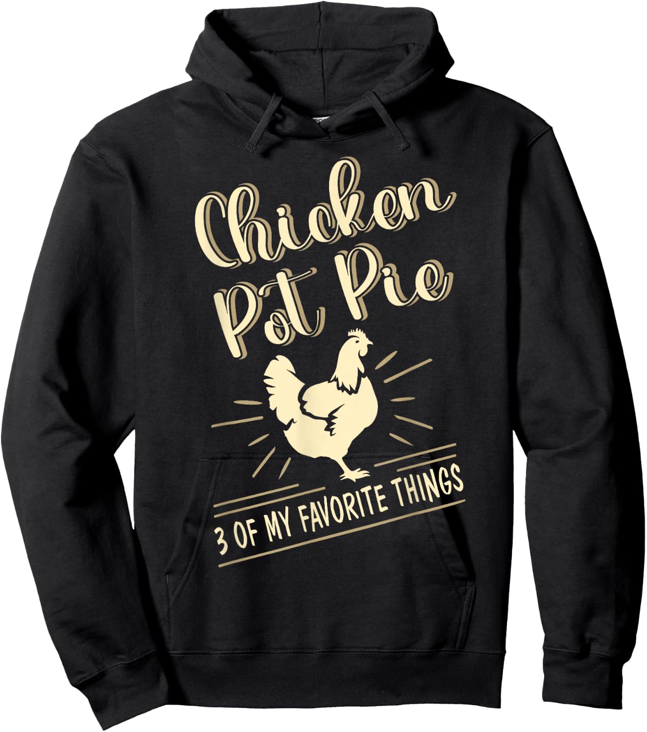 Chicken Pot Pie Hoodie - Hoodie | Black
