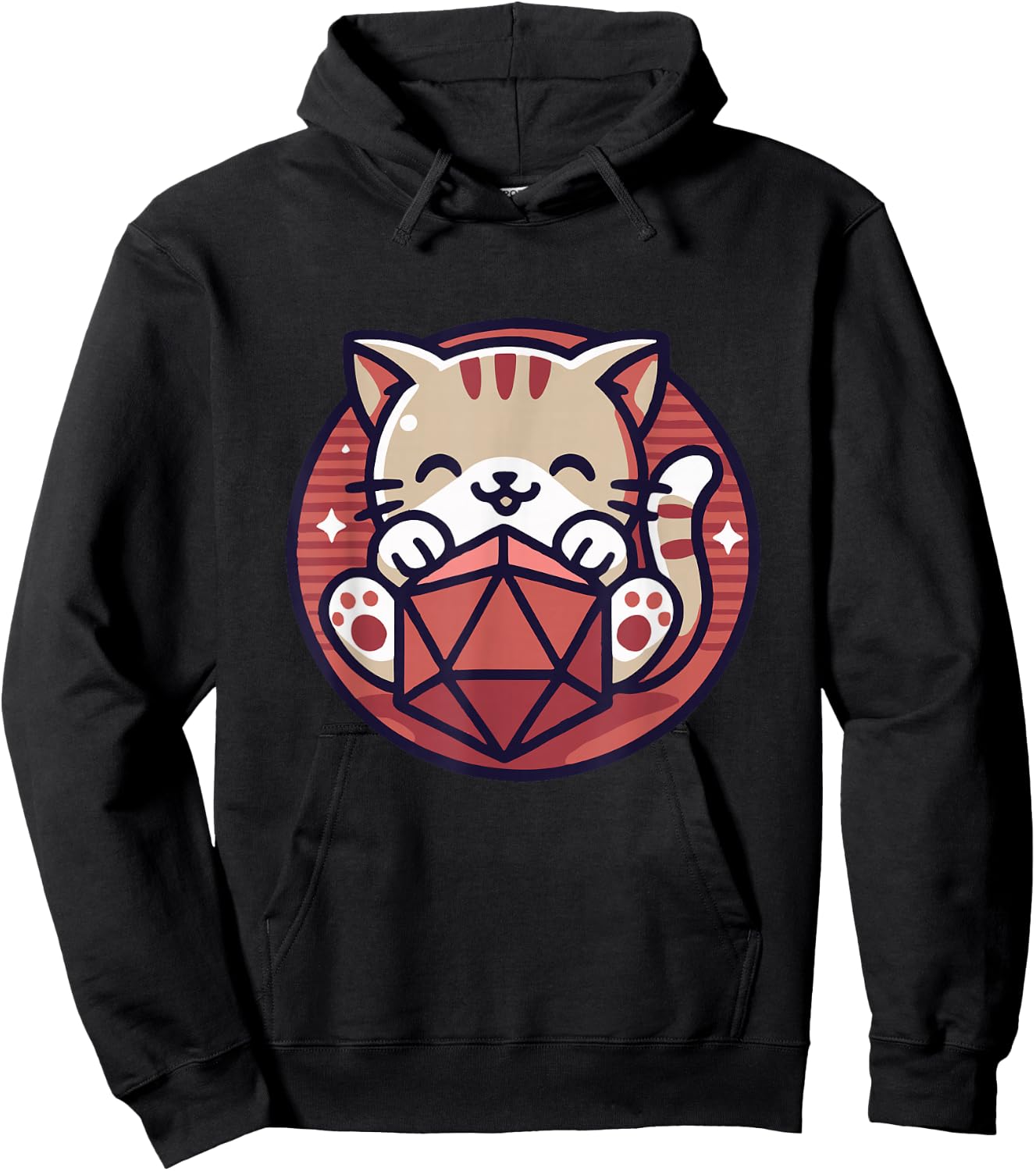 Chat With Dè RPG Humour Player Role Play , Black, S Hoodie - Hoodie | Black