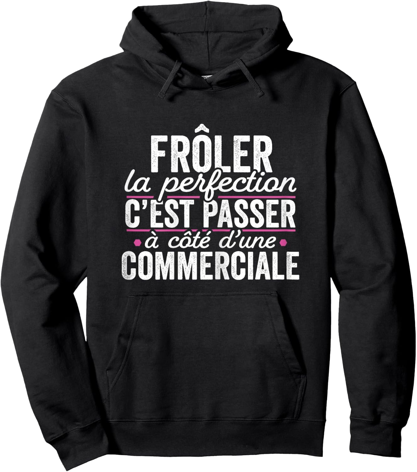 The Perfect Commercial Woman Gift Humor Commerce , Black, Female X-Small Hoodie - Hoodie | Black