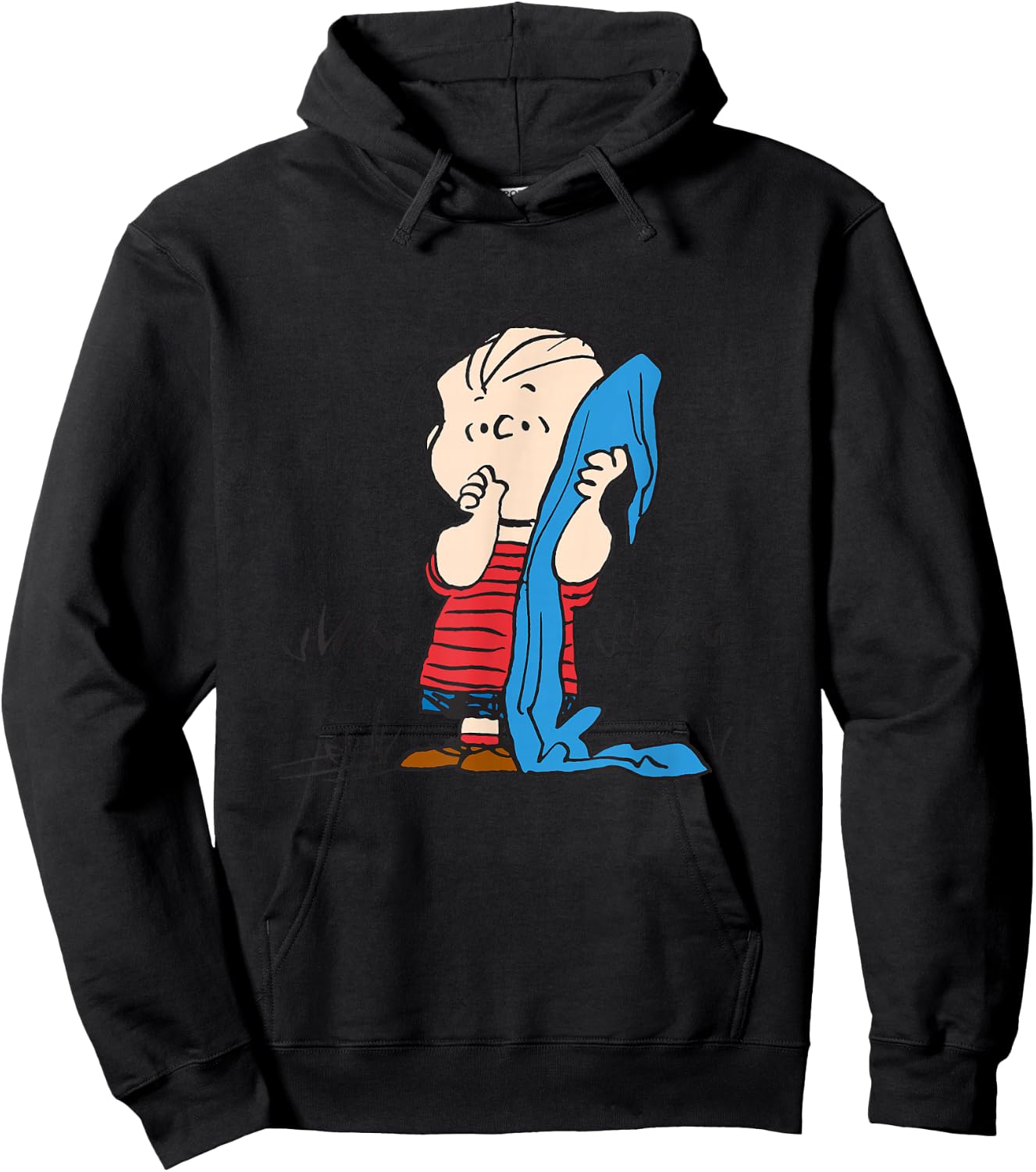 Peanuts Linus Van Pelt , blue Hoodie - Hoodie | Black