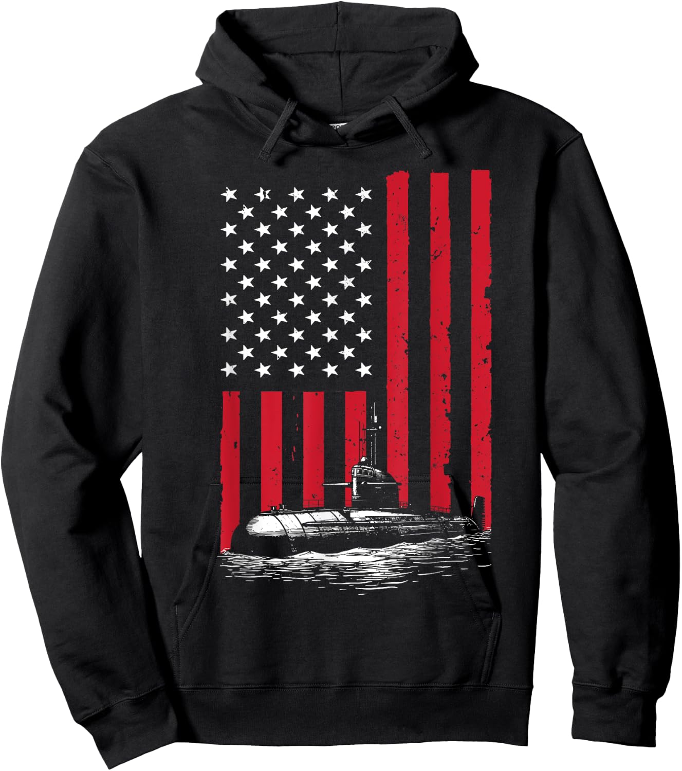 Funny Submarine Design Submariner Submarine Veteran Hoodie - Hoodie | Black