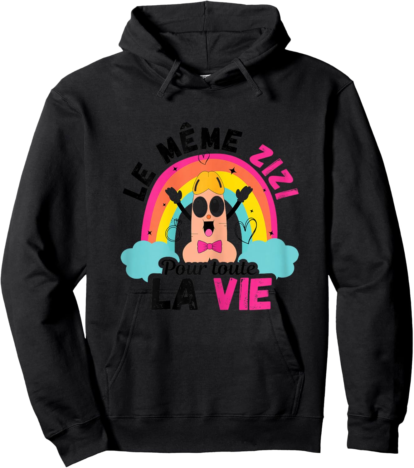 The same zizi for all life T shirt EVJF Funeral Life , white, Female X-Small Hoodie - Hoodie | Black