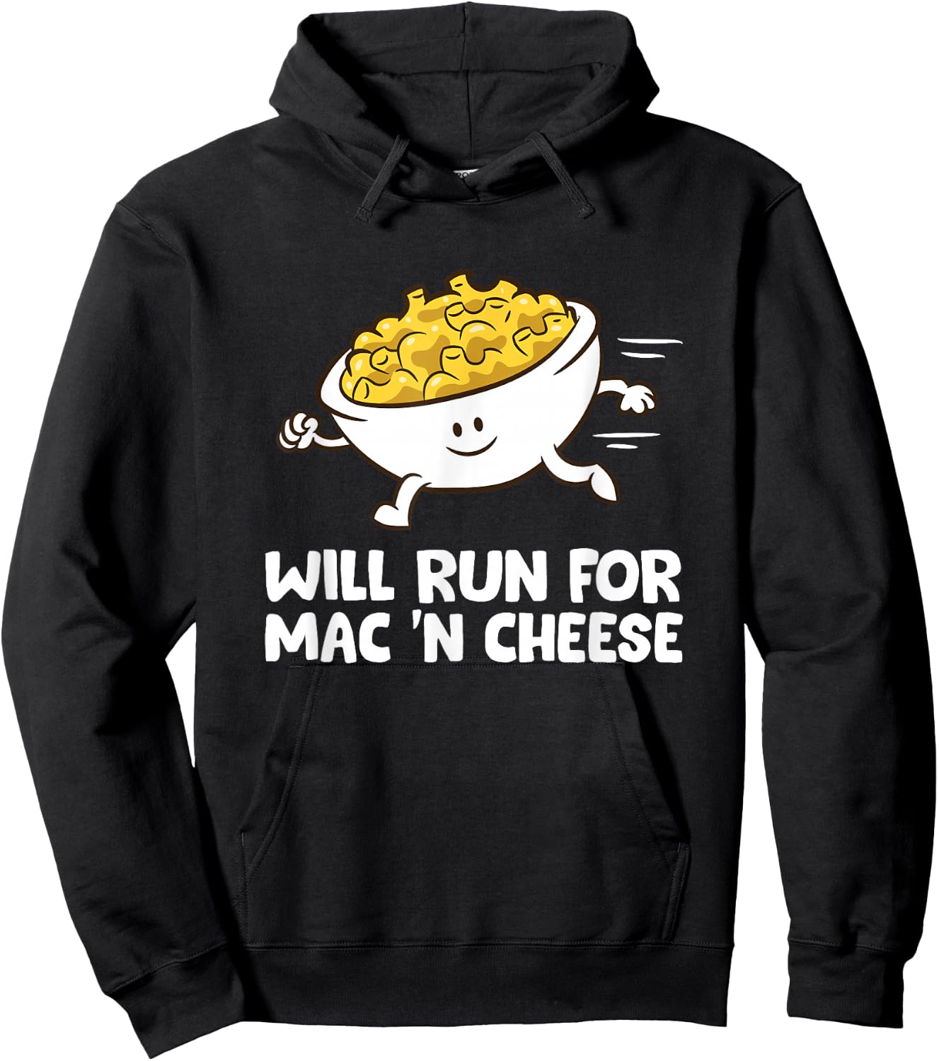 Mac And Cheese Will Run For Mac N Cheese Hoodie - Hoodie | Black