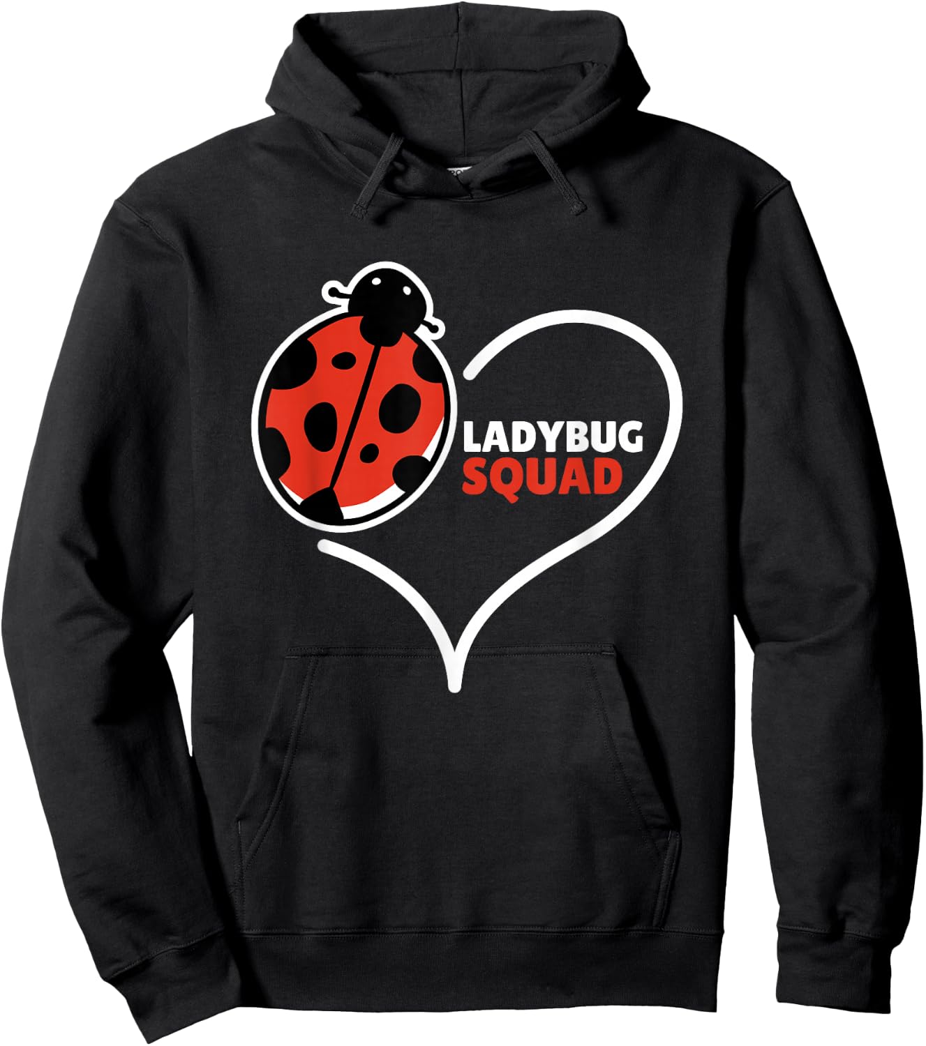 Ladybug Costume Women Ladybug Squad Hoodie - Hoodie | Black