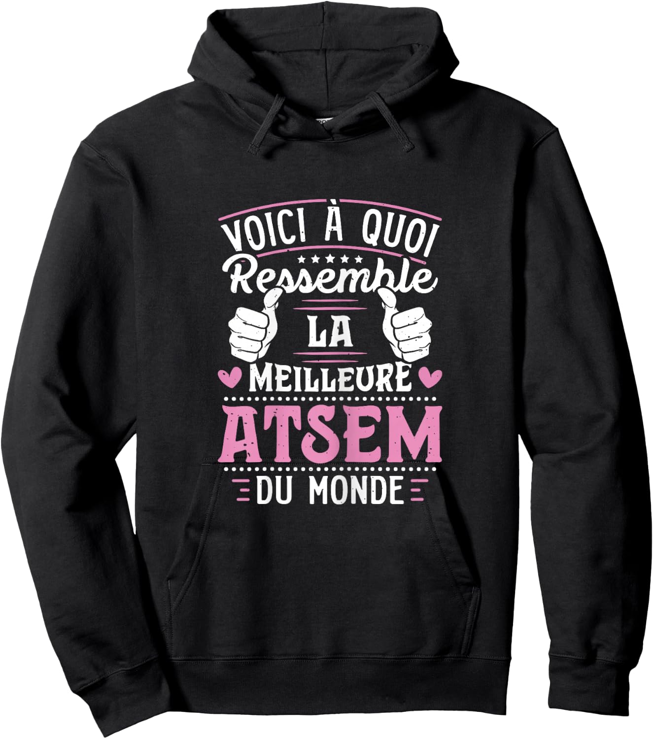 ATSEM - This Is What The World's Best ATSEM Looks Like, Black Hoodie - Hoodie | Black