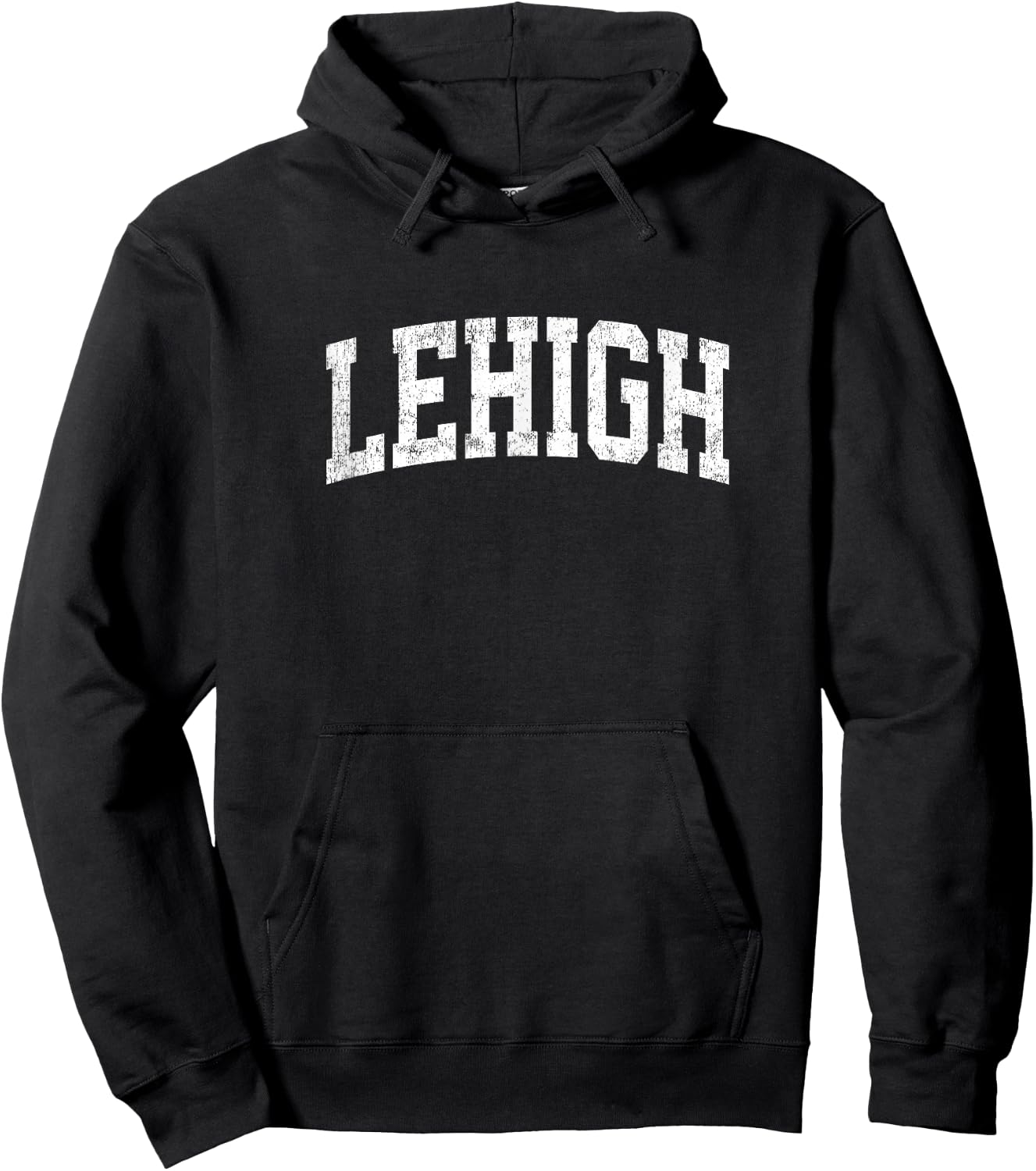 Lehigh Pennsylvania PA Vintage Athletic Sports Design Hoodie - Hoodie | Black
