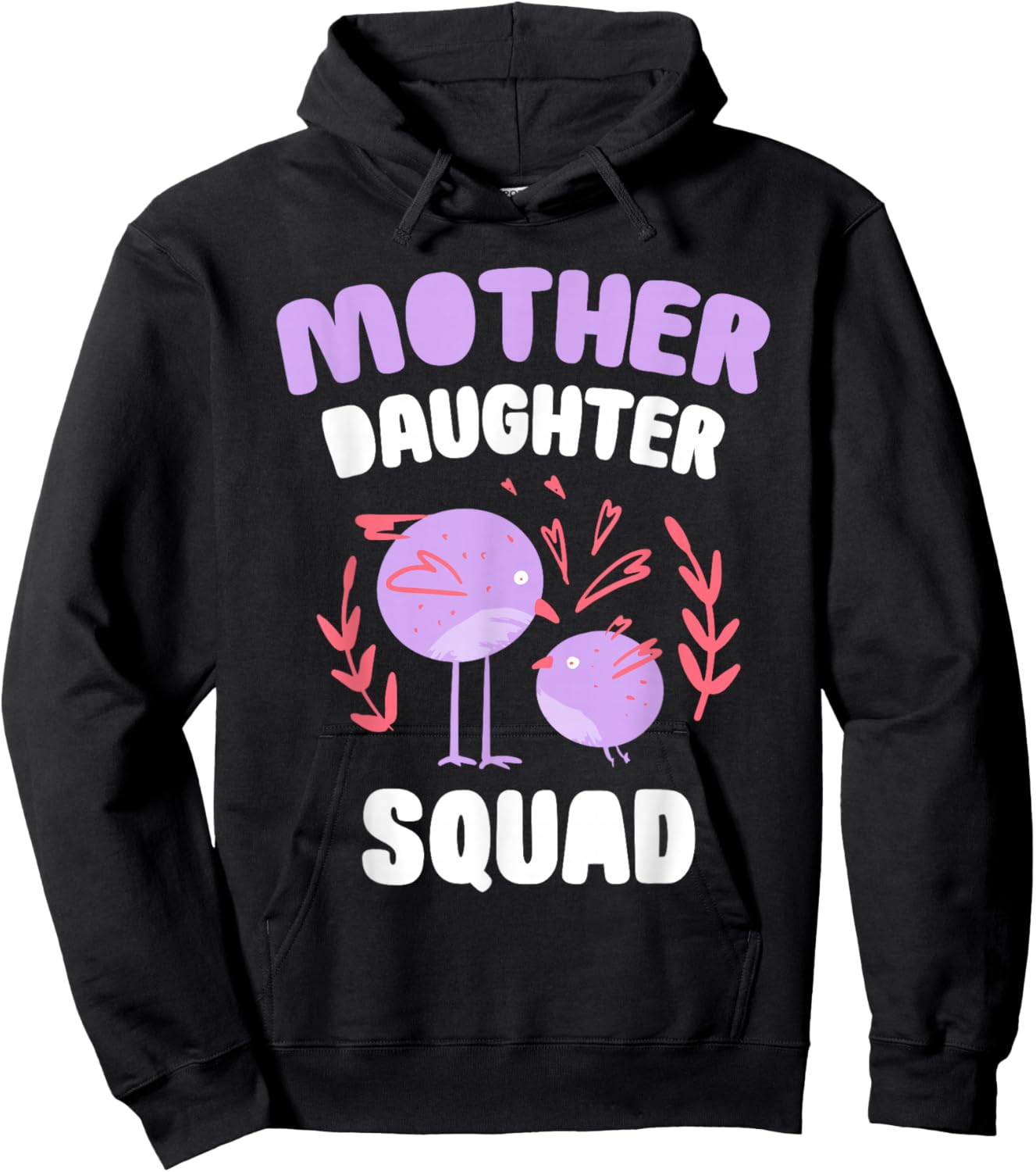 Mother Daughter Squad Matching Mom Mother Daughter Mommy Hoodie - Hoodie | Black