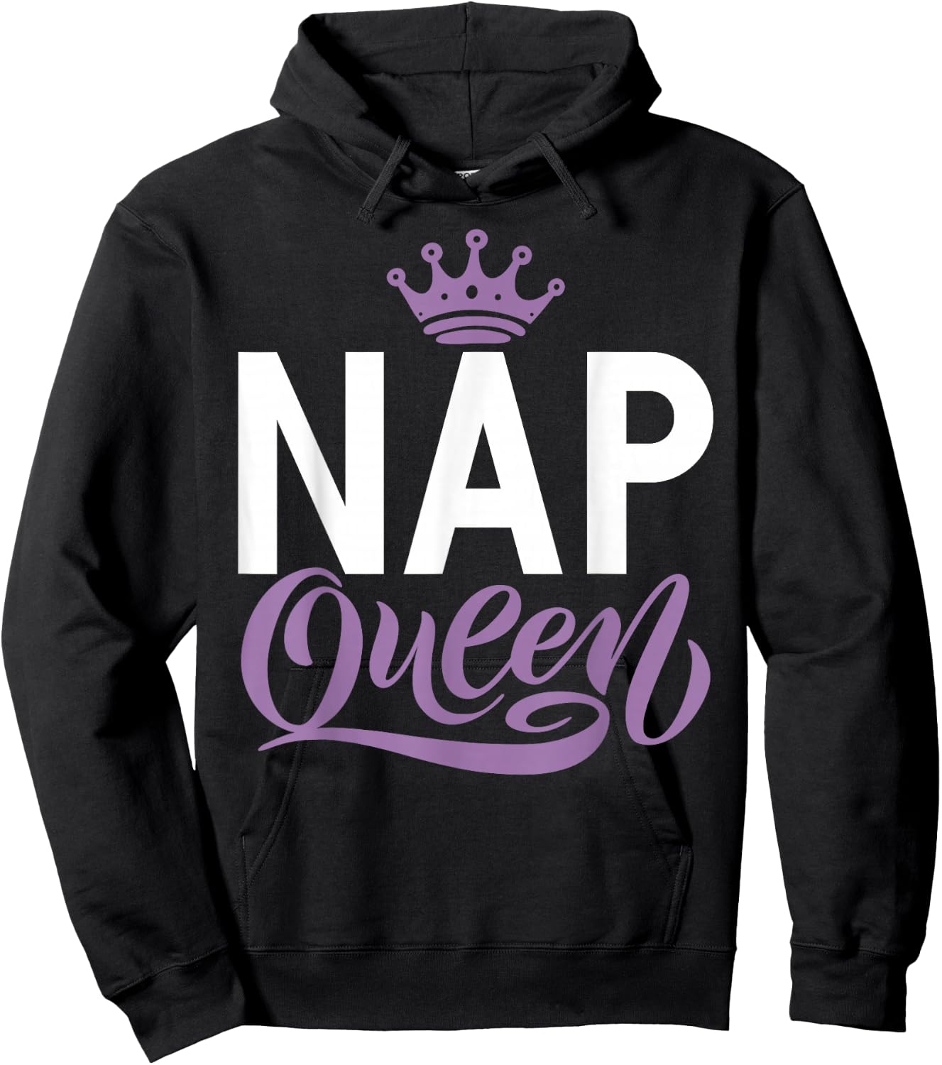 Nap Queen Sleep Hoodie - Hoodie | Black