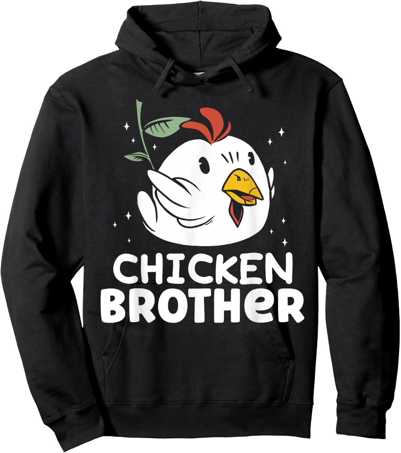Chicken Brother Chickens Rooster Keeper Poultry Chicken Hoodie - Hoodie | Black
