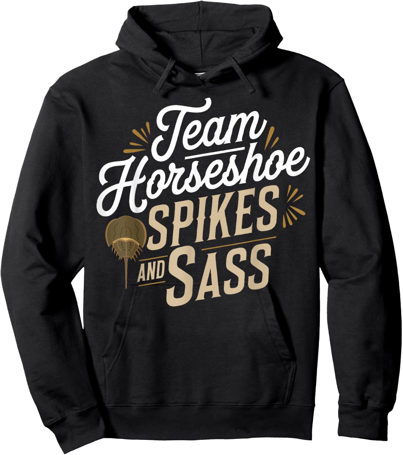 Horseshoe Crab Team Horseshoe Crab Hoodie - Hoodie | Black