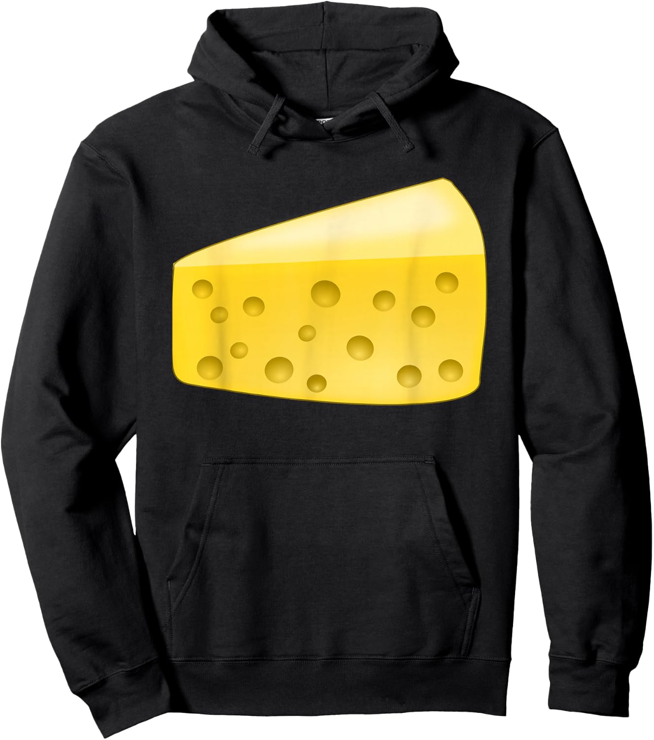 Cheese Wedge Costume Matching Pair with Wine Costume Hoodie - Hoodie | Black