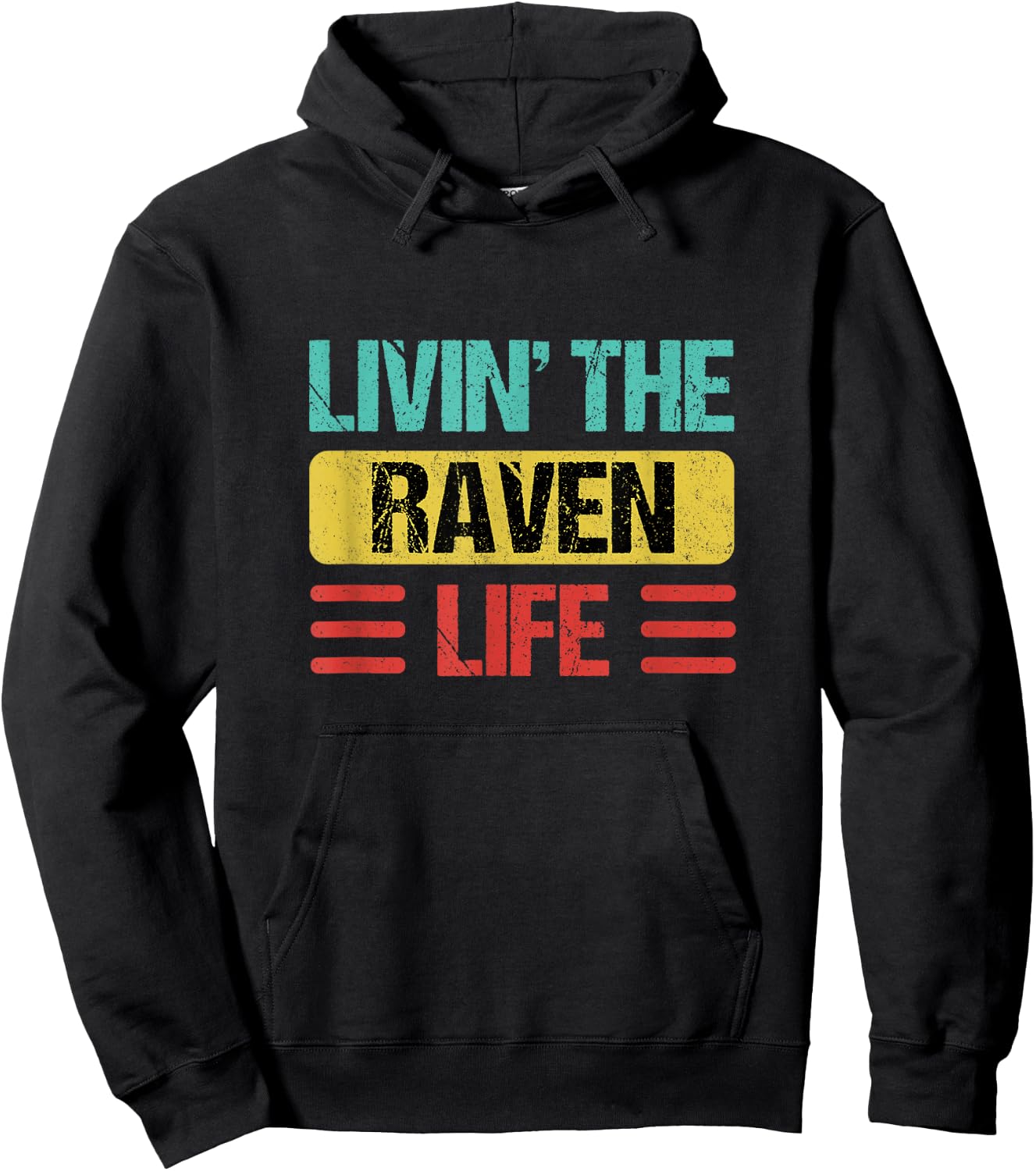 Raven Name Hoodie - Hoodie | Black