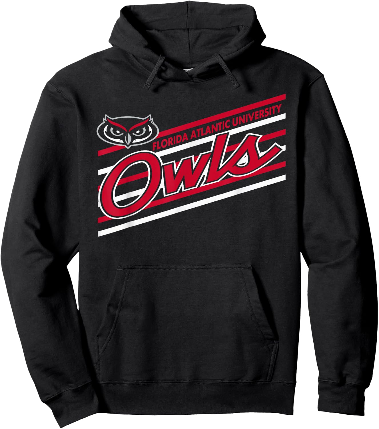 Florida Atlantic Owls Retro Performer Navy Hoodie - Hoodie | Black