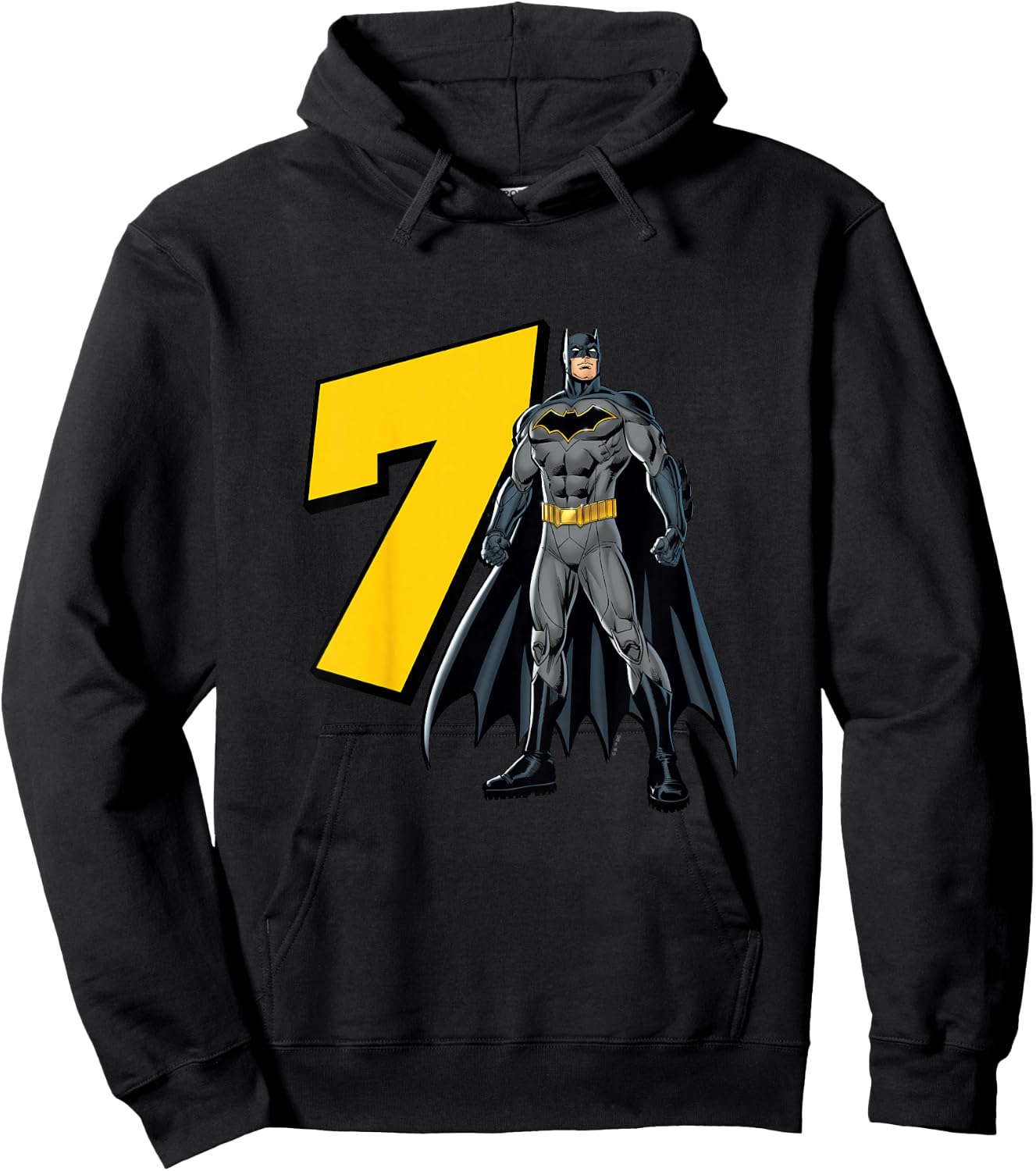 Kids Batman Super Hero 7th Birthday Hoodie - Hoodie | Black