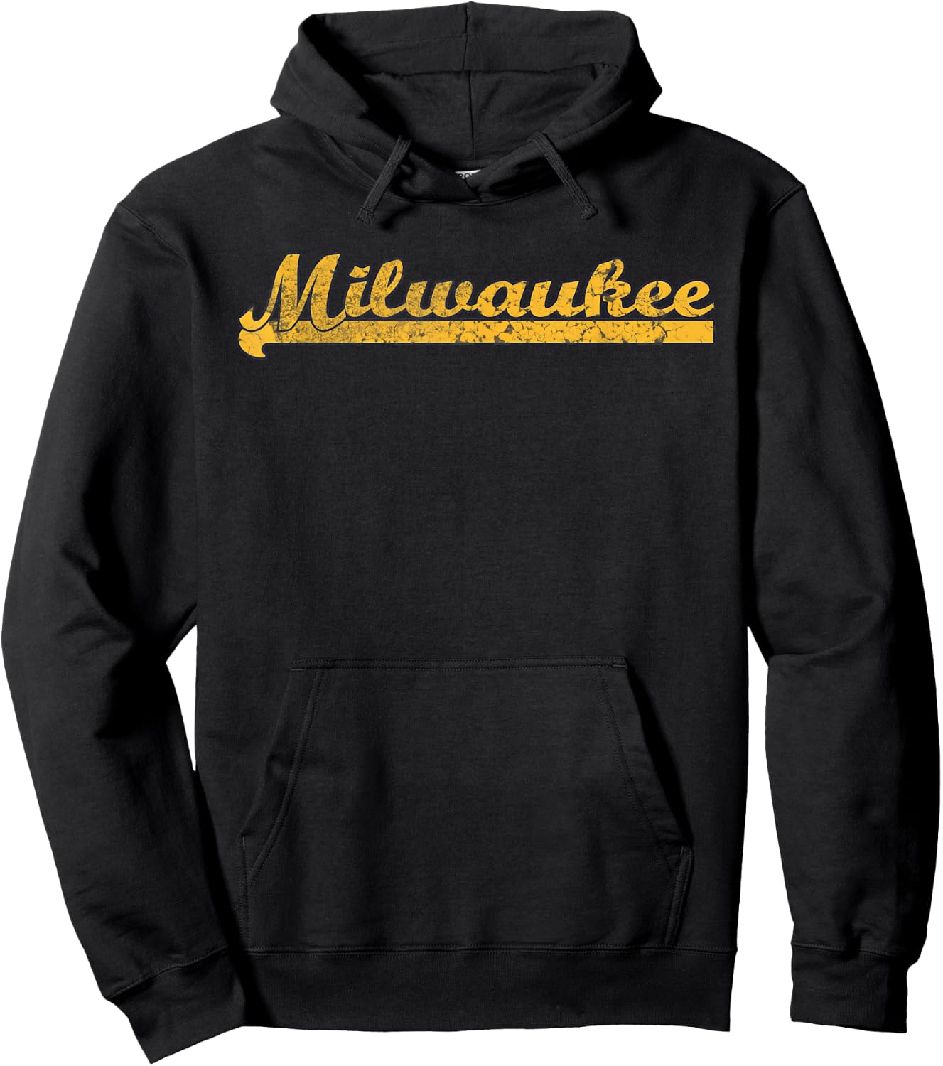 Milwaukee vintage baseball classic Hoodie - Hoodie | Black