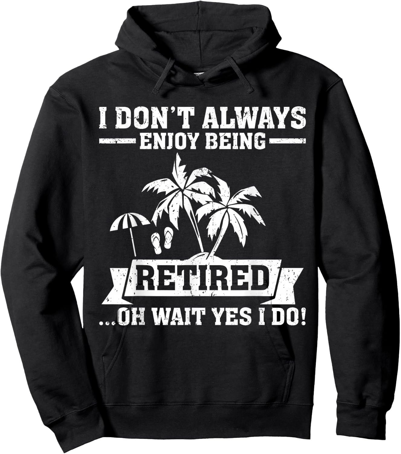 Retired Funny Retiree funny Retirement Party Hoodie - Hoodie | Black