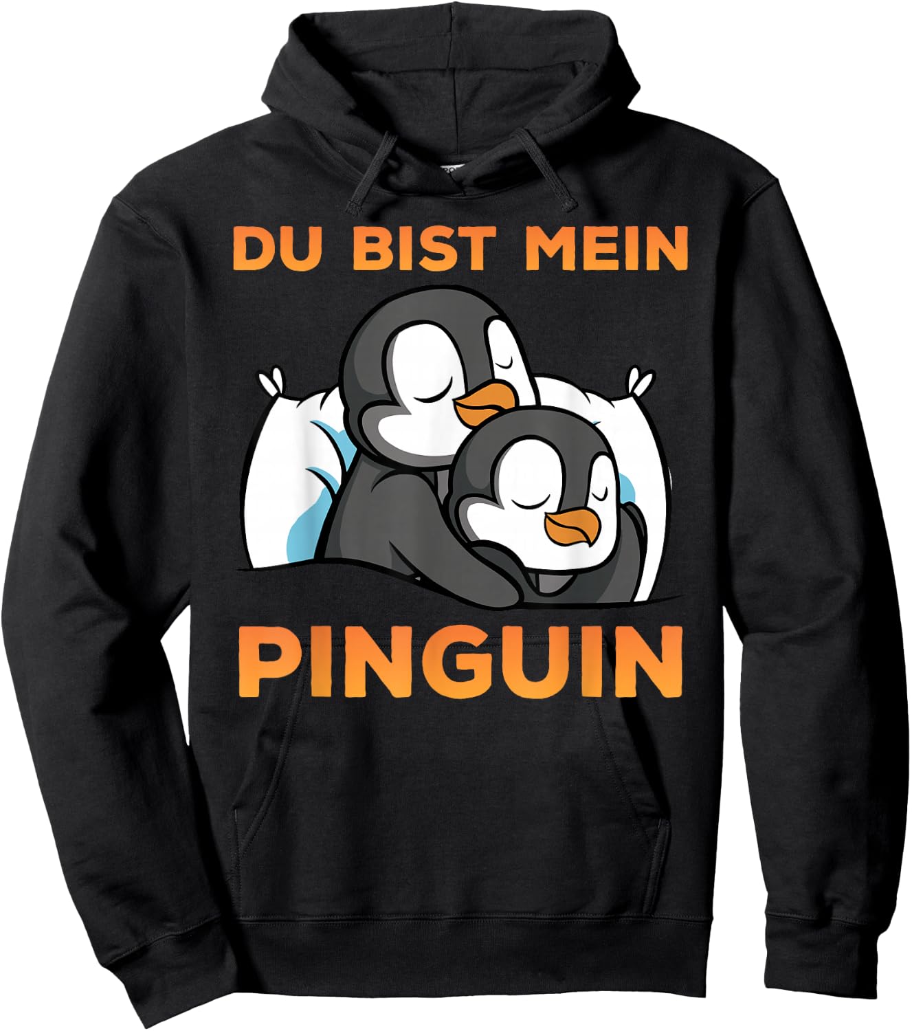 You are my penguin. Penguin | Nightdress , black, s Hoodie - Hoodie | Black