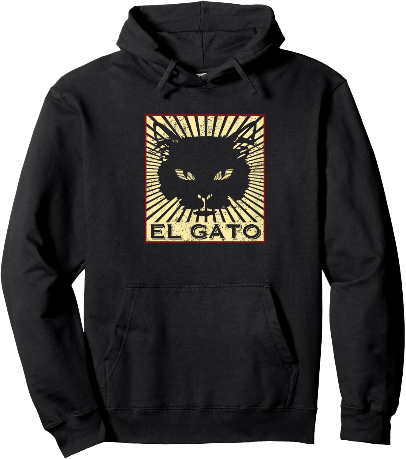 El Gato Cat Kitty Feline Hoodie - Hoodie | Black