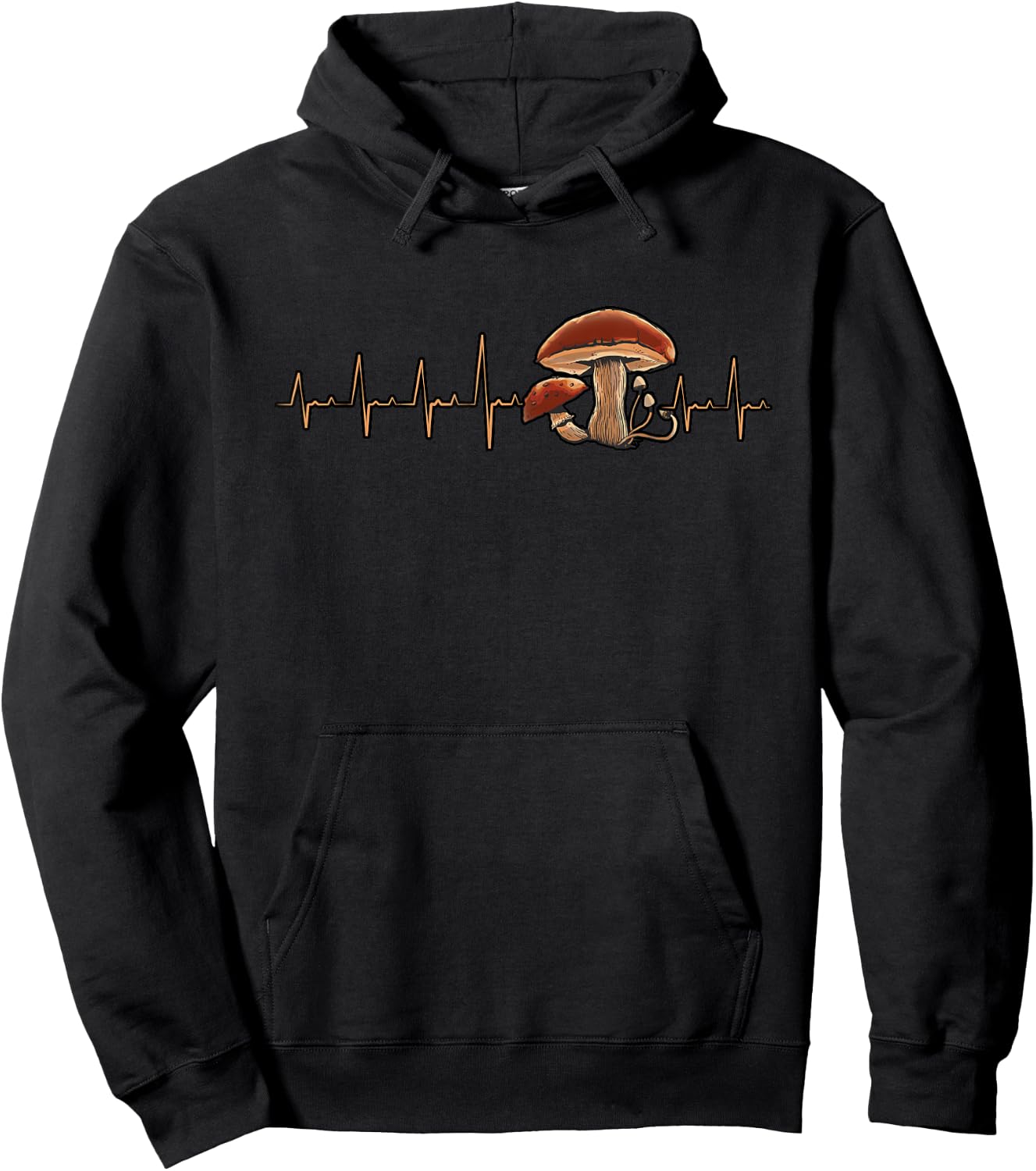 Mushroom Collector Mushroom Finder , black Hoodie - Hoodie | Black