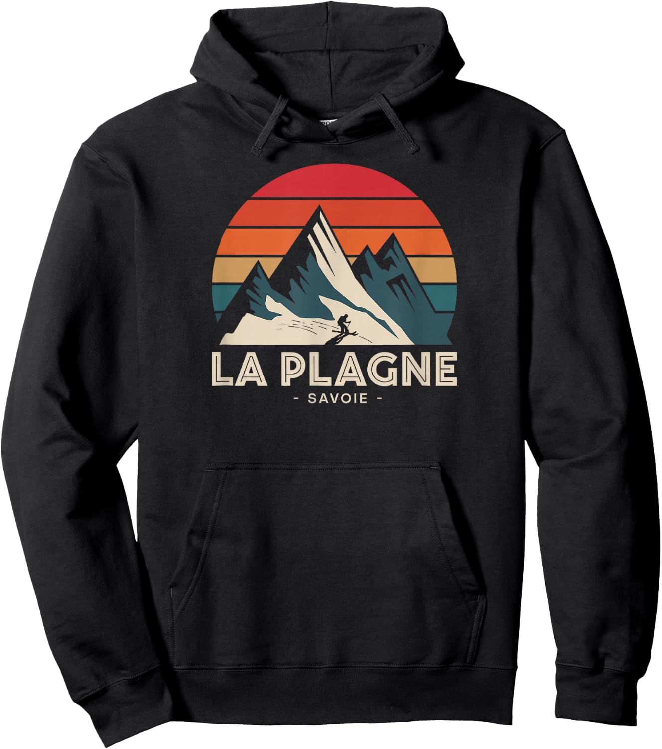 La Plagne - Savoie , Black, S Hoodie - Hoodie | Black