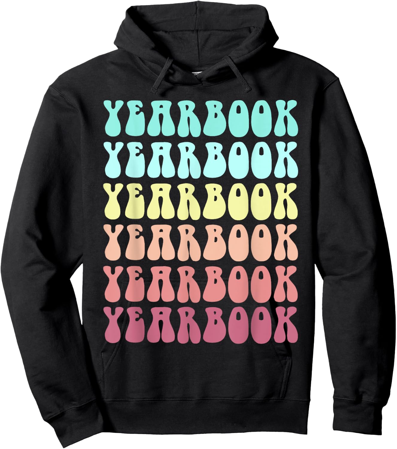 Retro YEARBOOK Team Literary Club School Publication Ninja Hoodie - Hoodie | Black