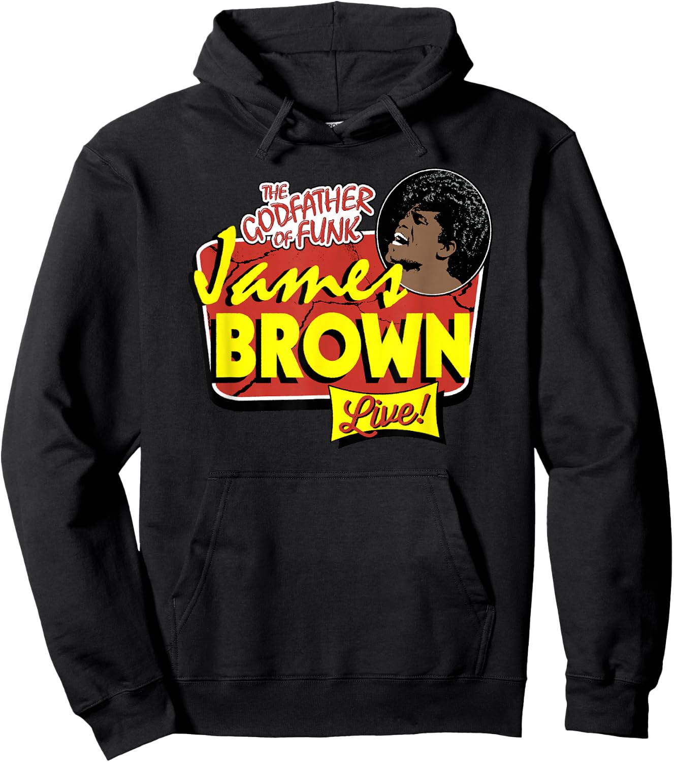 James Brown Godfather of Funk Live Hoodie - Hoodie | Black