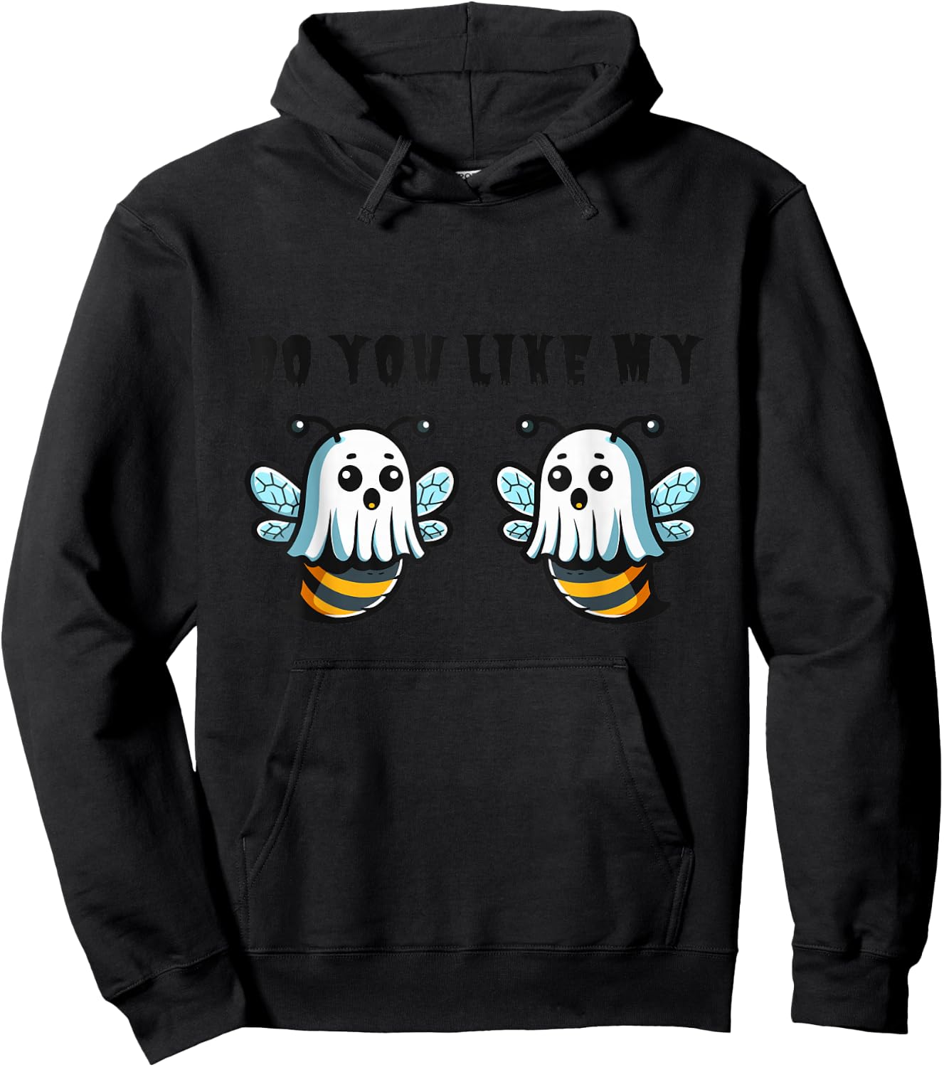 Ghost Bees Saying Boo Funny Halloween Costume Women Gifts Hoodie - Hoodie | Black