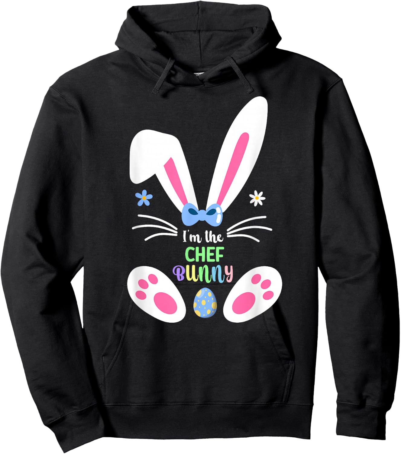 I'm The Chef Bunny Matching Family Easter Day 2026 Hoodie - Hoodie | Black