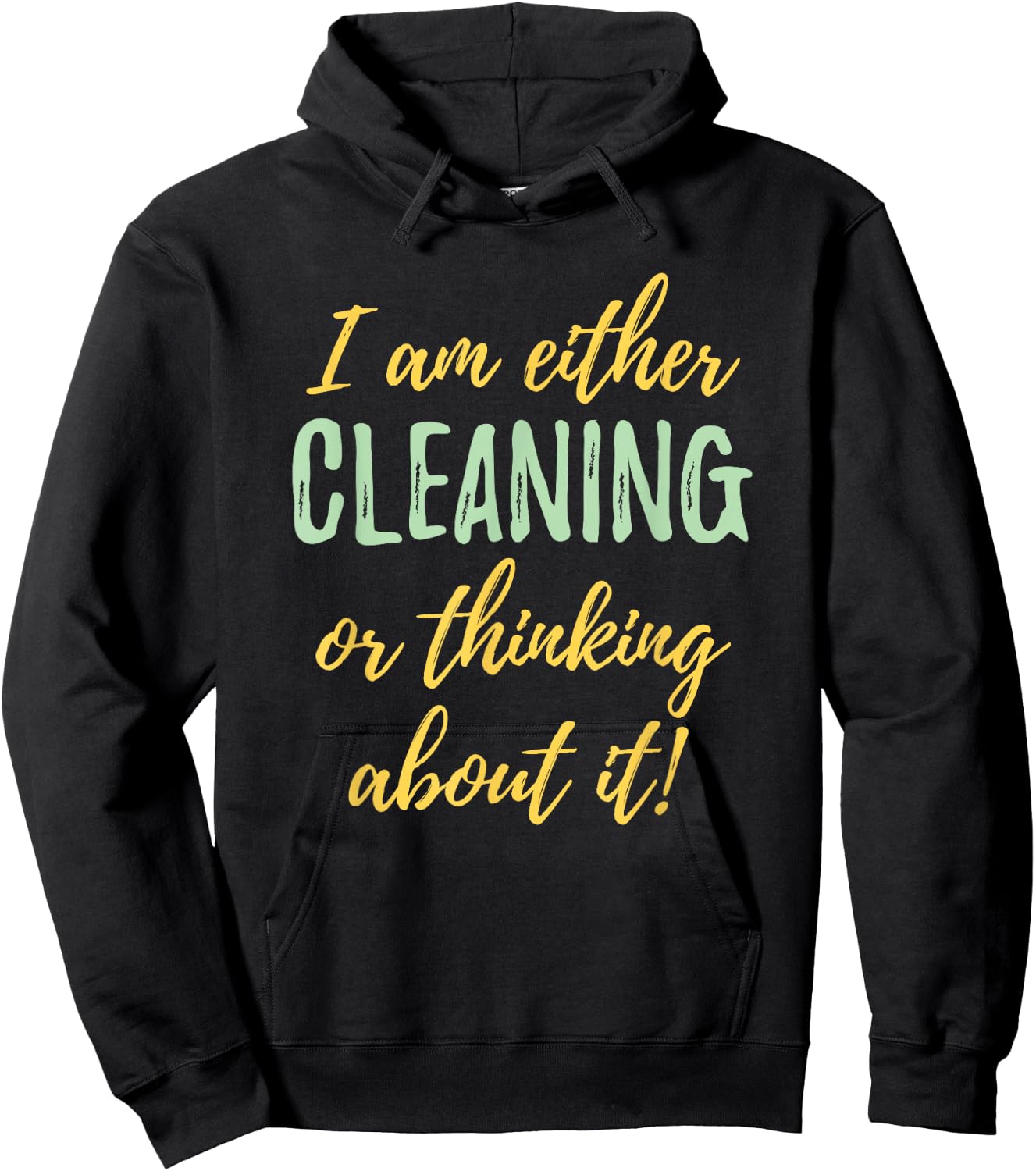 OCD Obsessive Cleaning Disorder Funny Hoodie - Hoodie | Black