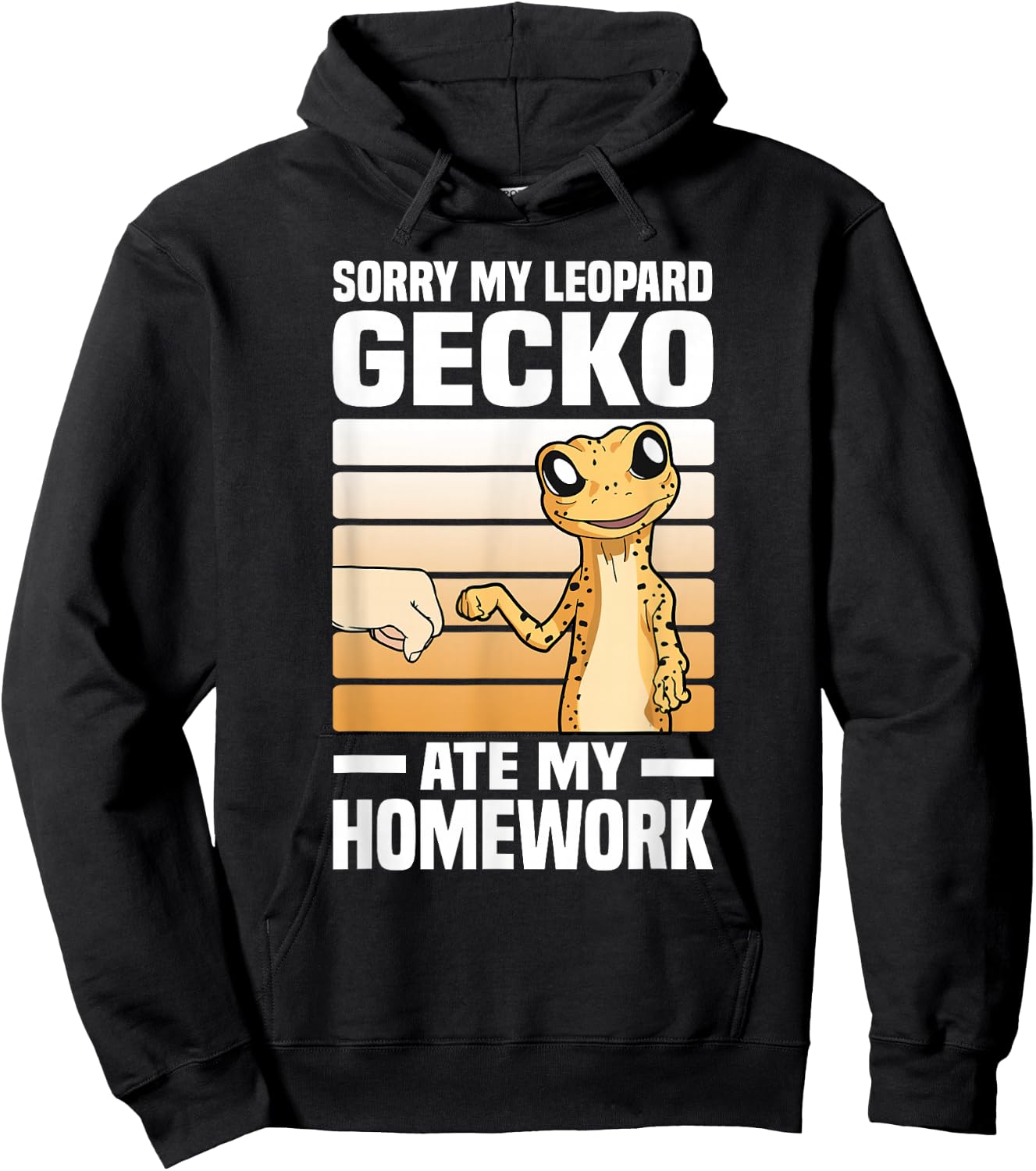 Leopard Gecko Hoodie - Hoodie | Black