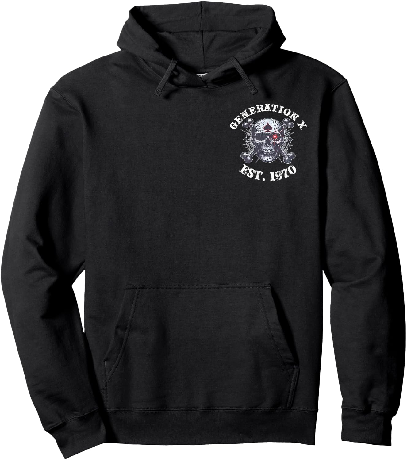 (2 Sided) Generation X EST 1970 Black Sheep of My Family Hoodie - Hoodie | Black