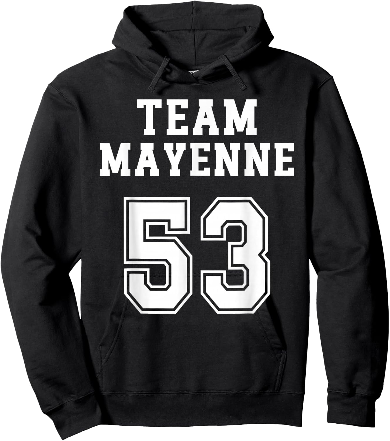 Mayenne Humour Mayennais Team Pays de la Loire Region , Black, S Hoodie - Hoodie | Black