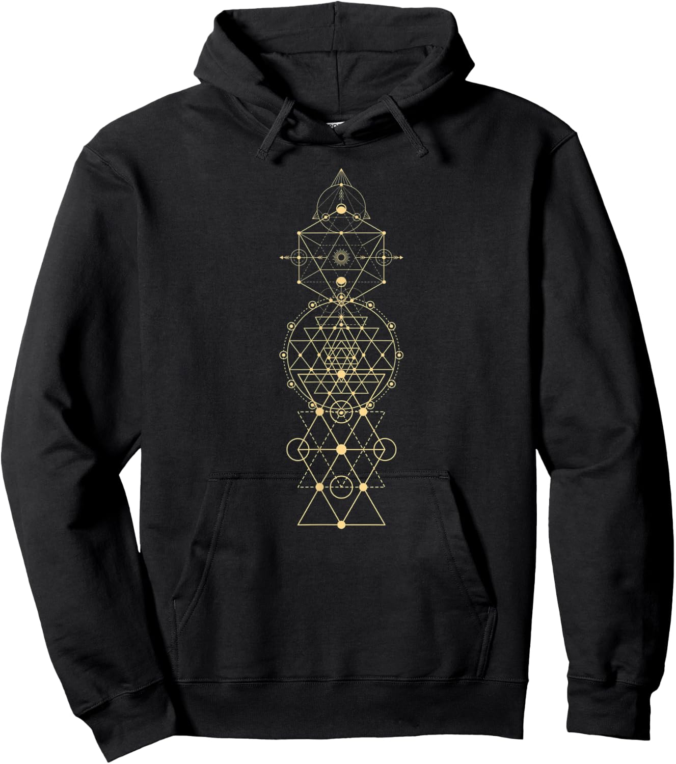 Sacred Geometric Shapes Sacred-G Hoodie - Hoodie | Black