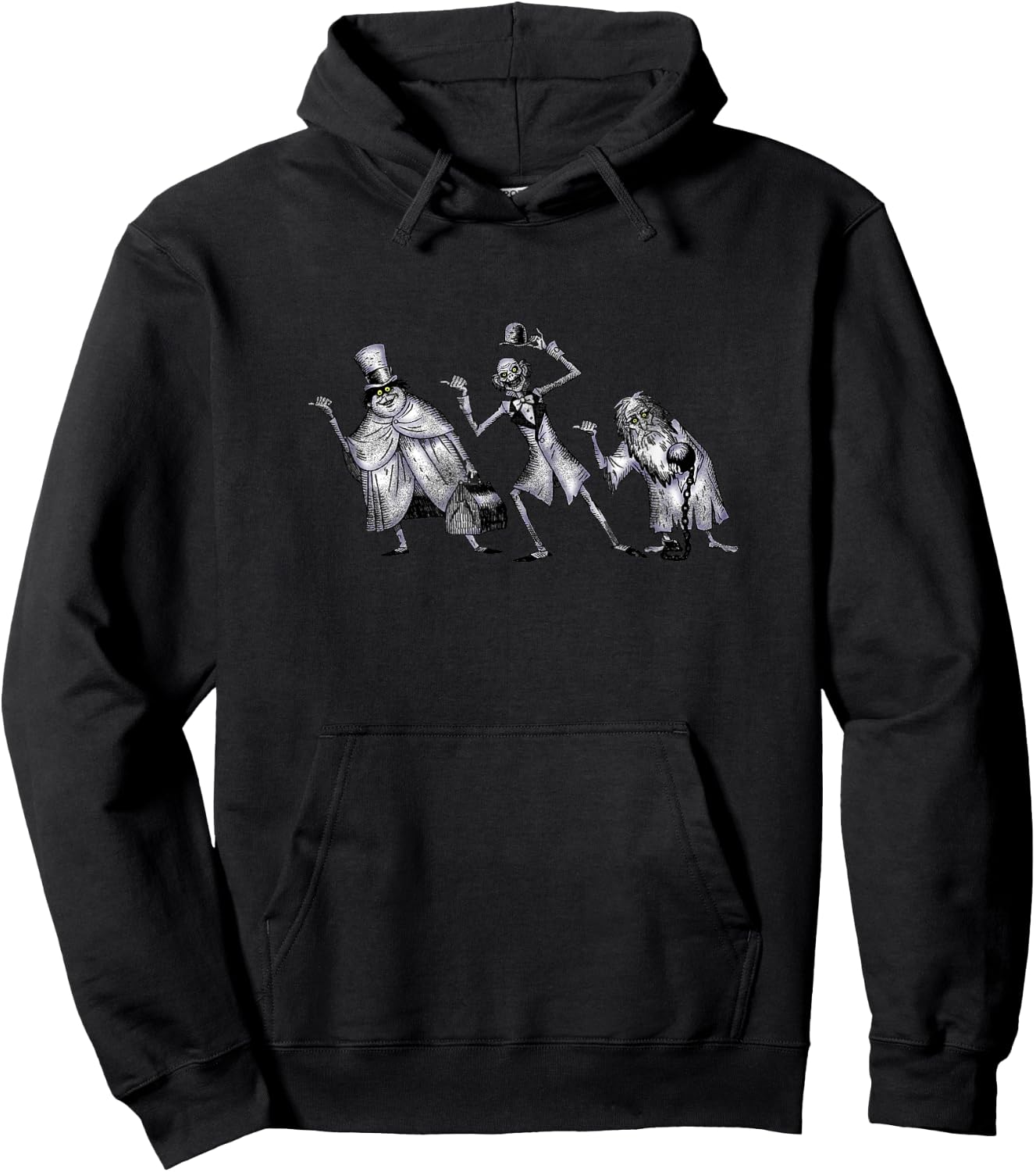 The Haunted Mansion The Hitchhiking Ghosts Asking For A Lift Hoodie - Hoodie | Black