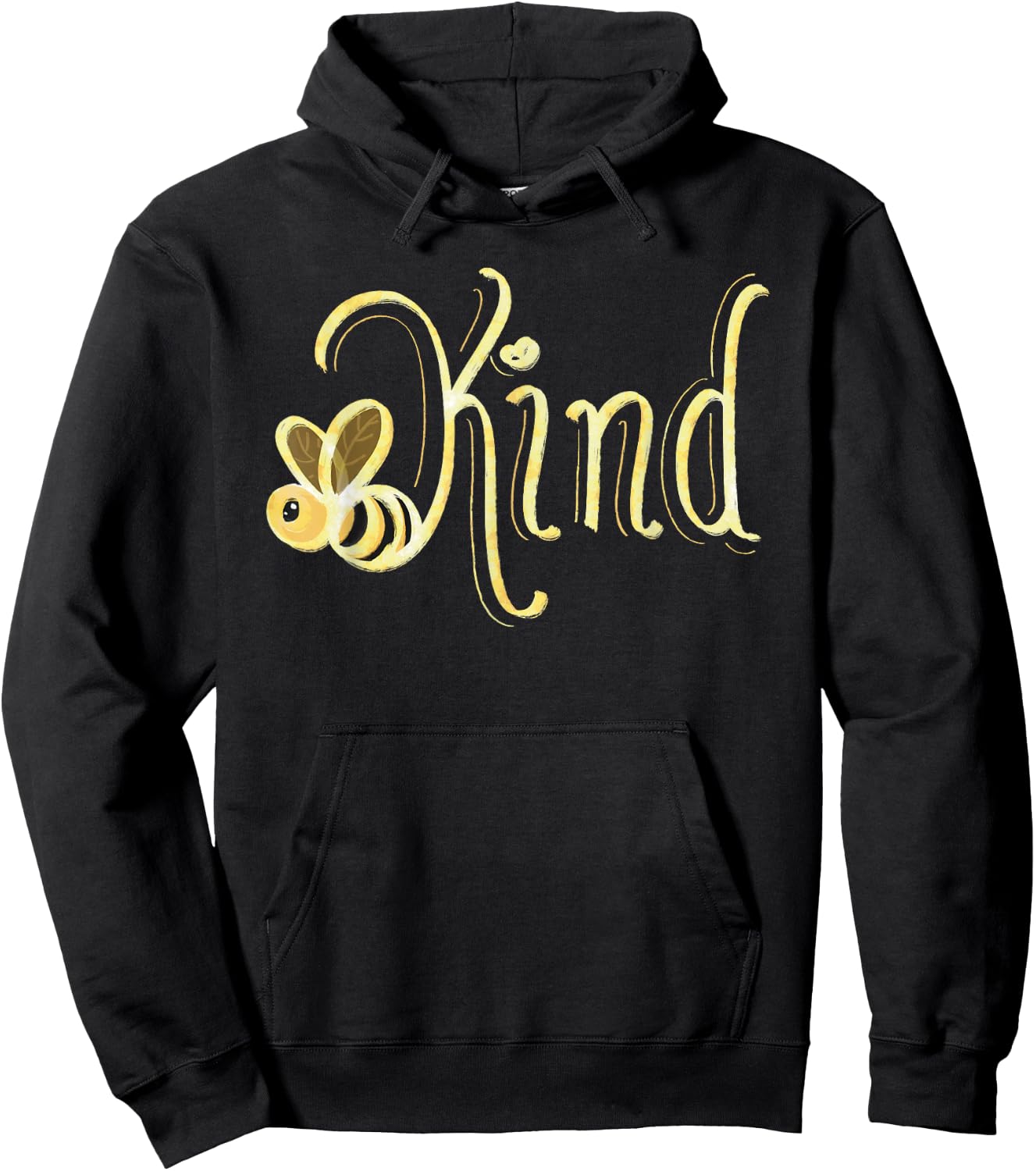 Be Kind, Kindness, Bee Kind Hoodie - Hoodie | Black