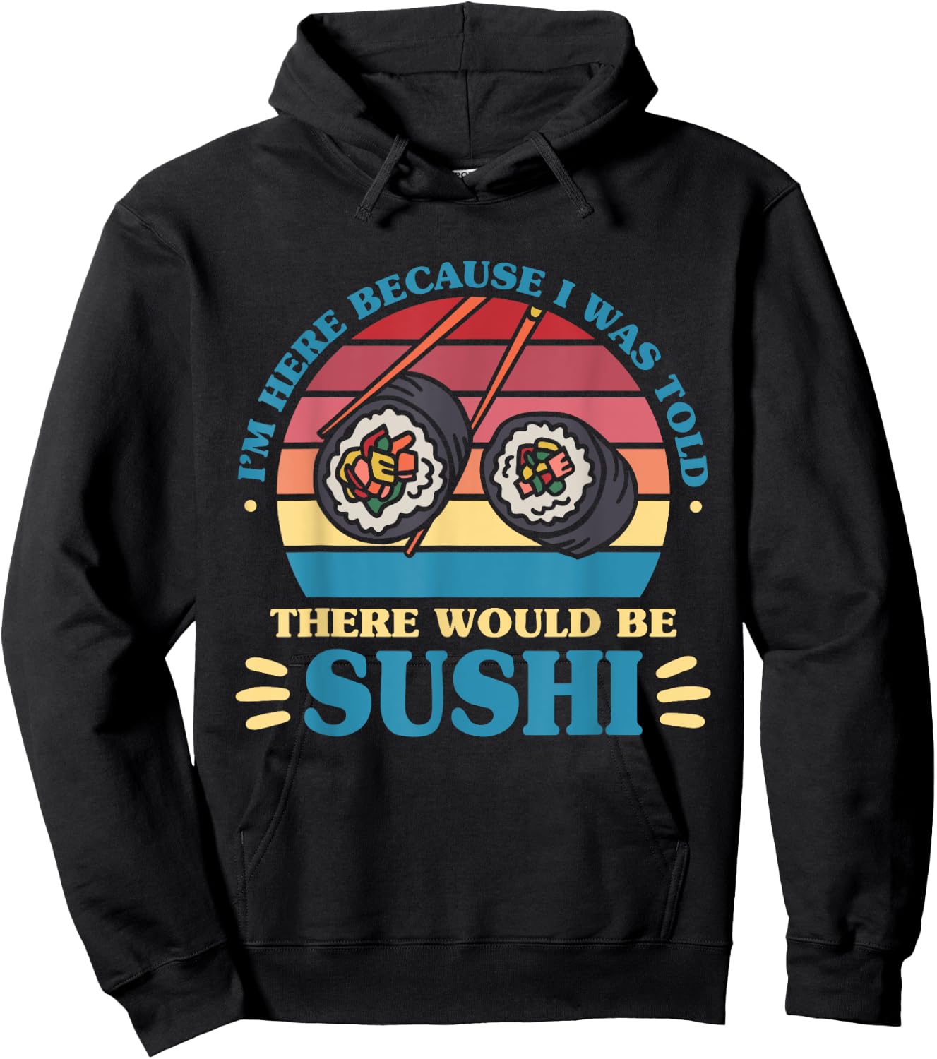 Japanese Sushi Lover Food Lover Hoodie - Hoodie | Black