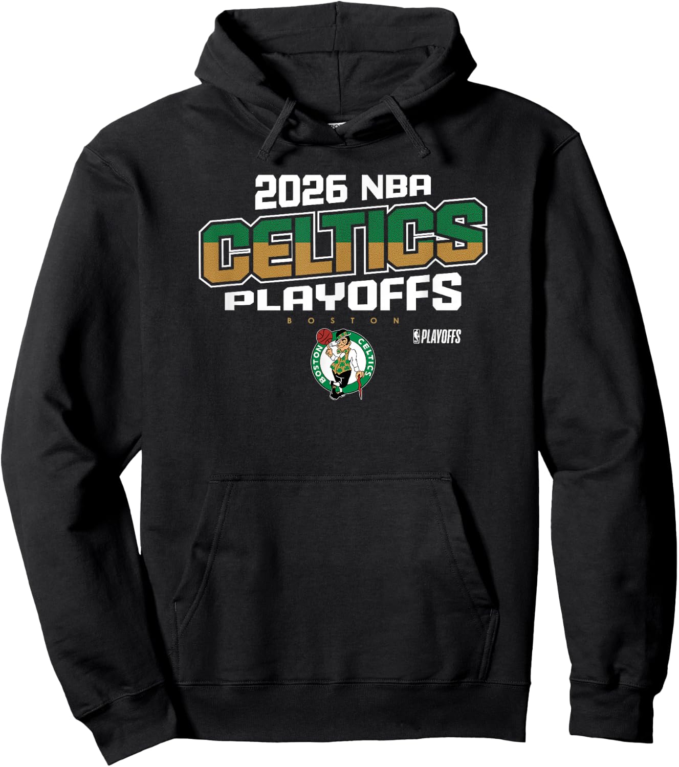 NBA Official 2026 Playoffs Boston Celtics Next Level Hoodie - Hoodie | Black